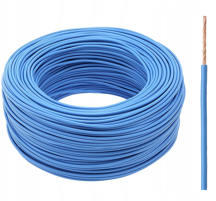 Elektrokabel Lgy 1x4 Blau 100m