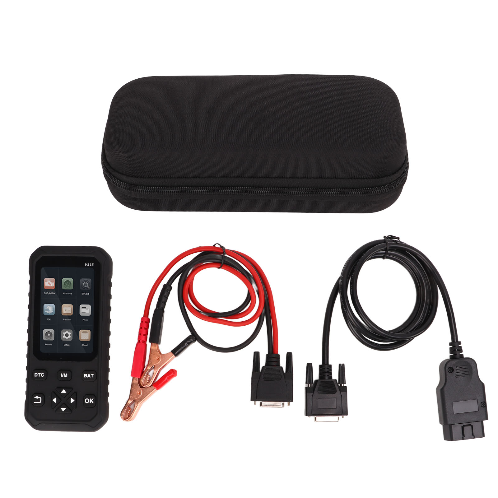 Toivize V313 Obd2 Scanner Batterietester 3,97" Farbbildschirm Fahrzeugdiagnose