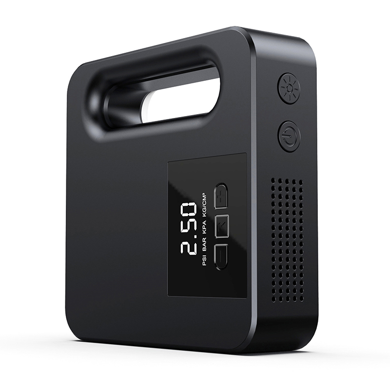 Toivize 12v Tragbarer Digitaler Luftkompressor Mit Led-anzeige Und Automatischer Abschaltung Für Autoreifen, Robustes Abs-gehäuse, Eu-stecker