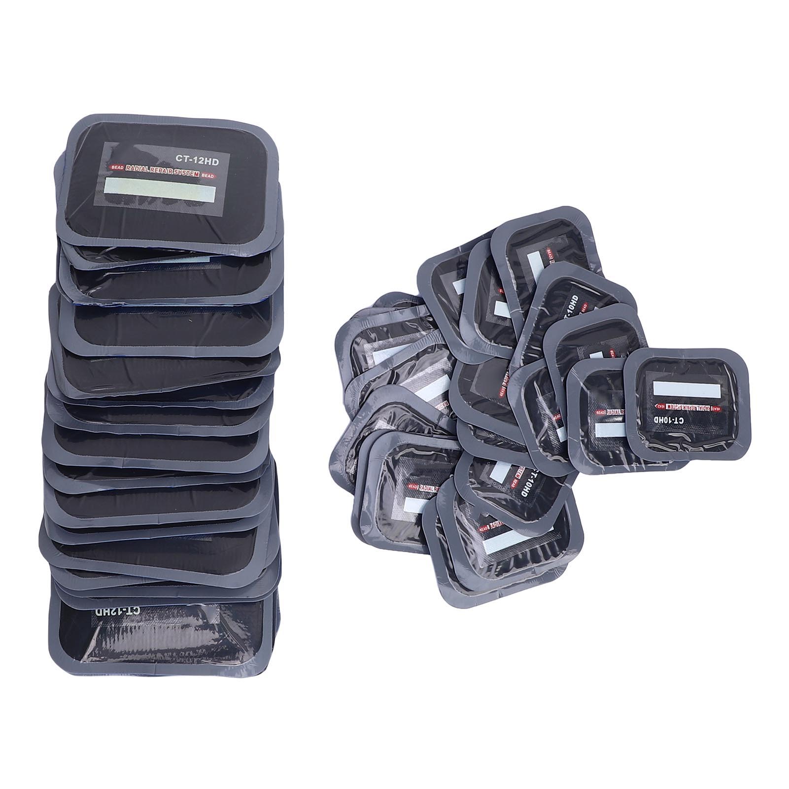40-teiliges Radialreifen-reparaturset – 65 X 80 Mm & 80 X 120 Mm – Elastisches Gummi Für Traktoren, Anhänger, Atvs Und Utvs – Langlebige Reparatur