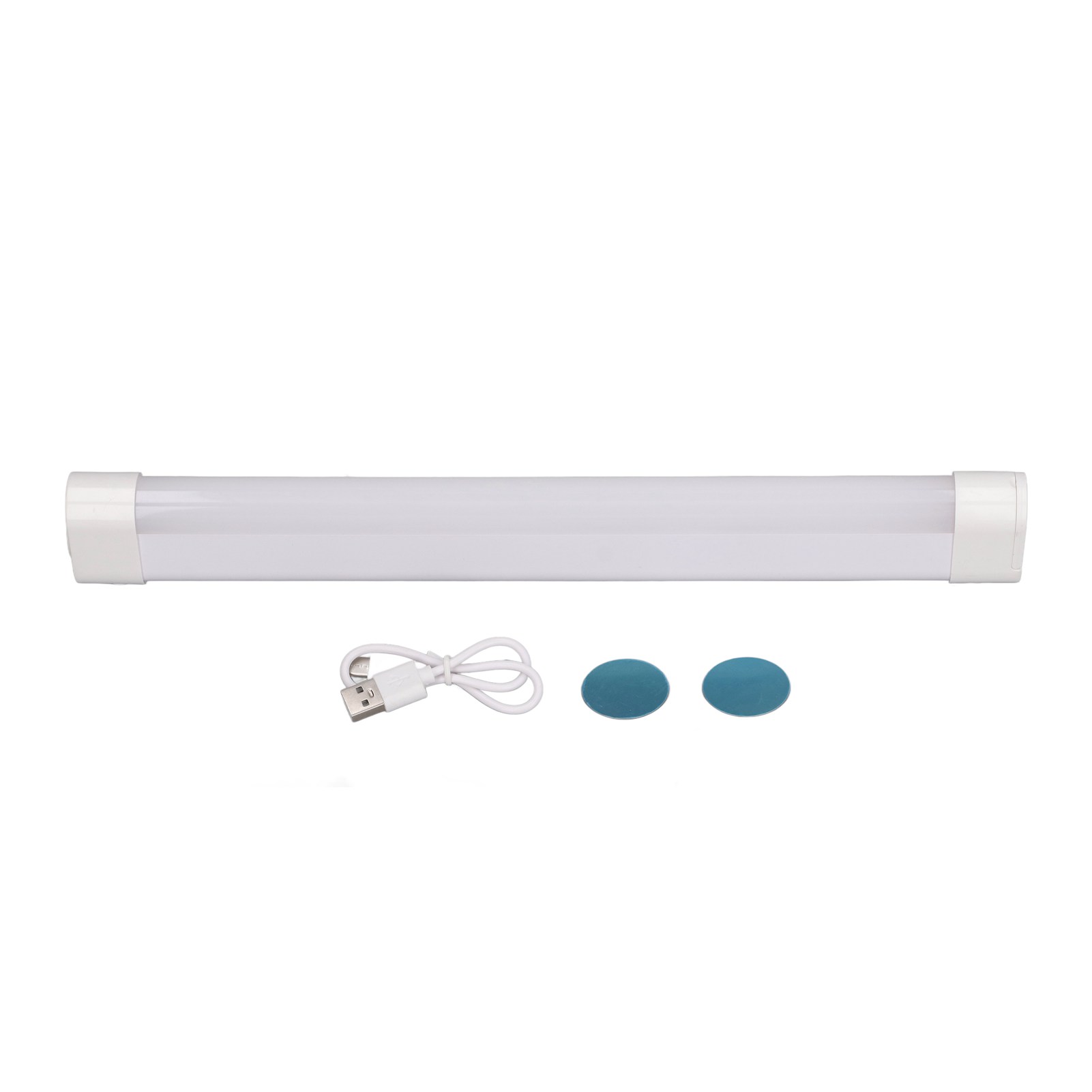 Usb-c-wiederaufladbare, Wasserdichte Led-röhre Zp04103, 335 Mm, 1200 Mah, Abs, Magnetisch, Für Camping, Notfalleinsätze, Diy