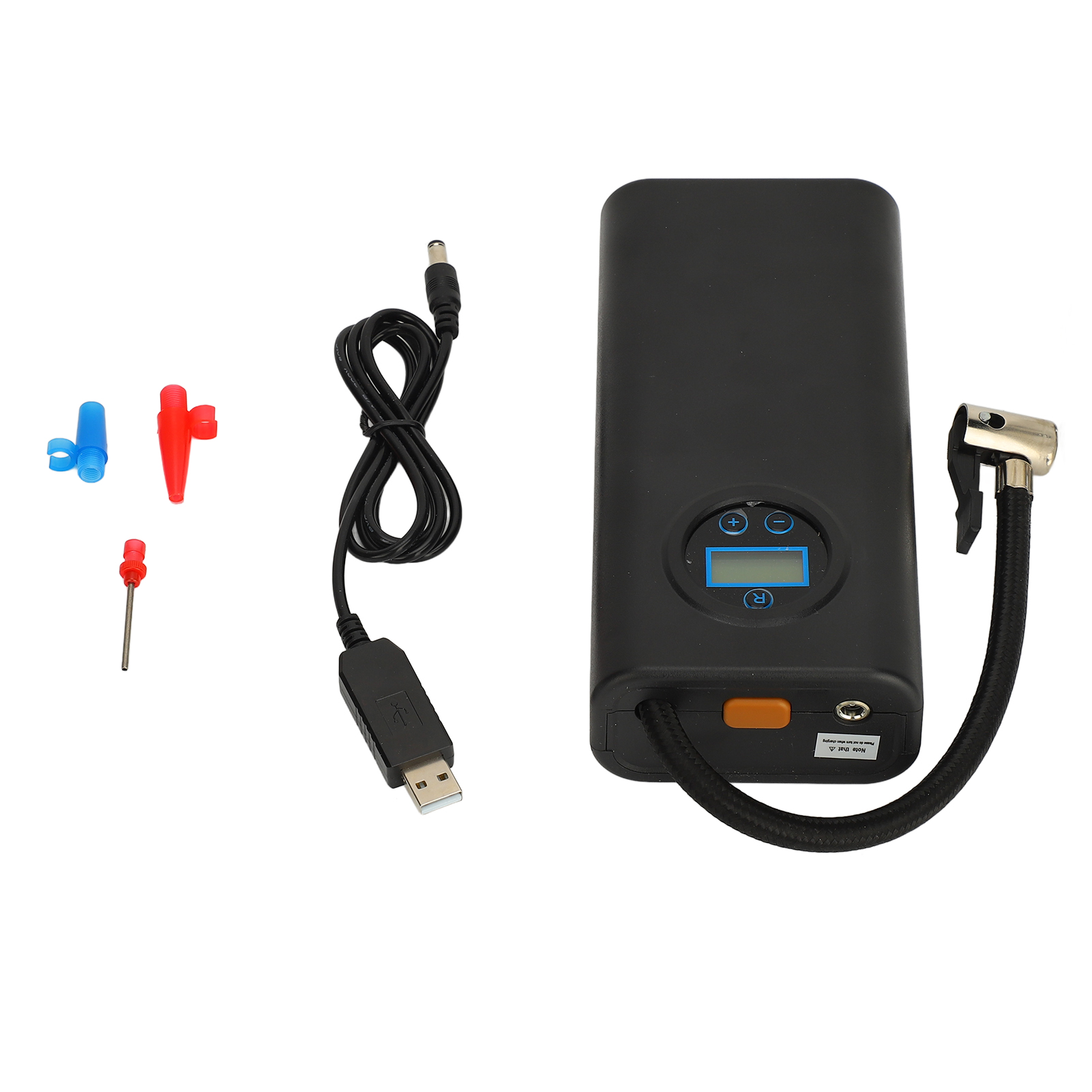 Toivize 120w Tragbarer Reifenfüller Mit Digitaler Led-anzeige, Usb-aufladbar, Kompakt Für Auto, Motorrad Und Fahrrad