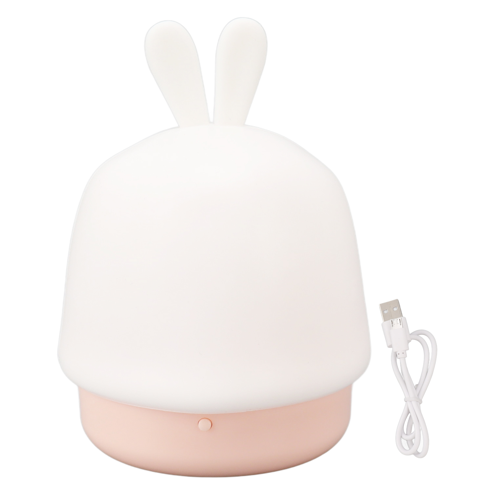 Weiches Silikon-hasen-nachtlicht, 3 Warme Lichtstufen, Usb-aufladbar, Niedliches Und Sicheres Design Fürs Kinderzimmer