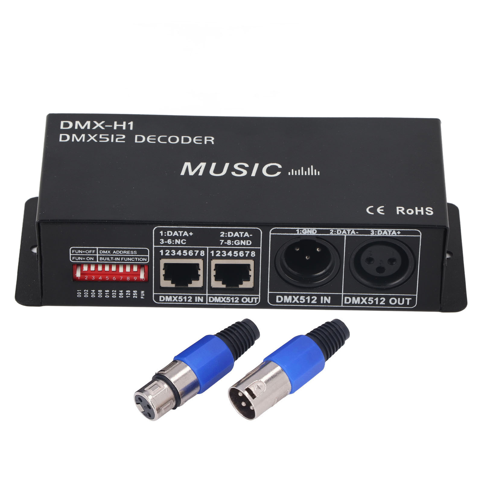 Toivize Rgb 3-kanal 4a Dmx512 Decoder Led-controller Für Bars Und Hotels