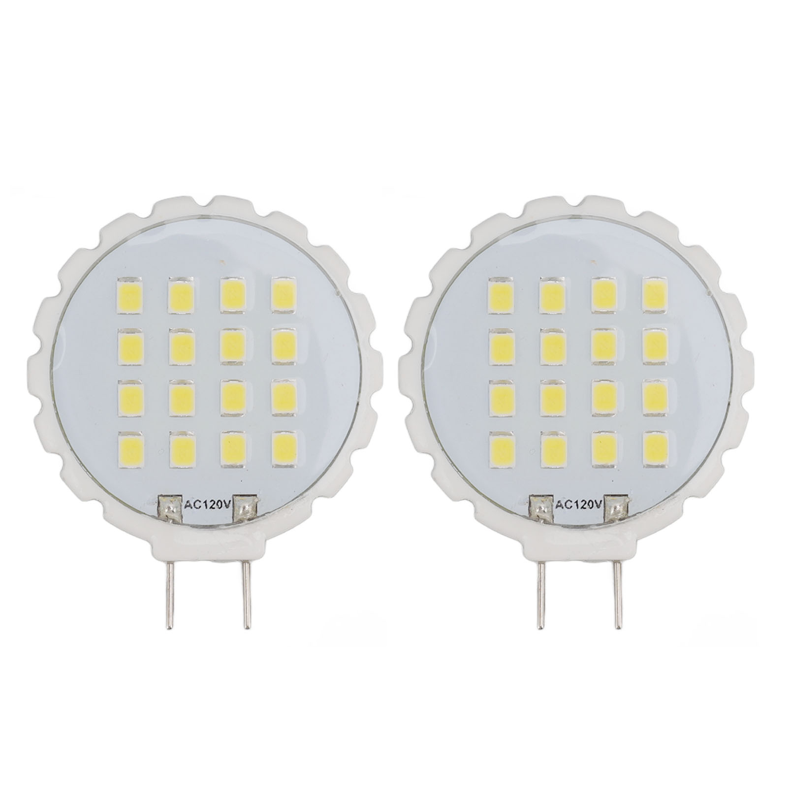 G8 3w Led-lampe, 2er-pack, Entspricht 30w, Keramiksockel, 120v, Warmweiß, 300lm, Flimmerfrei, Für Die Küche