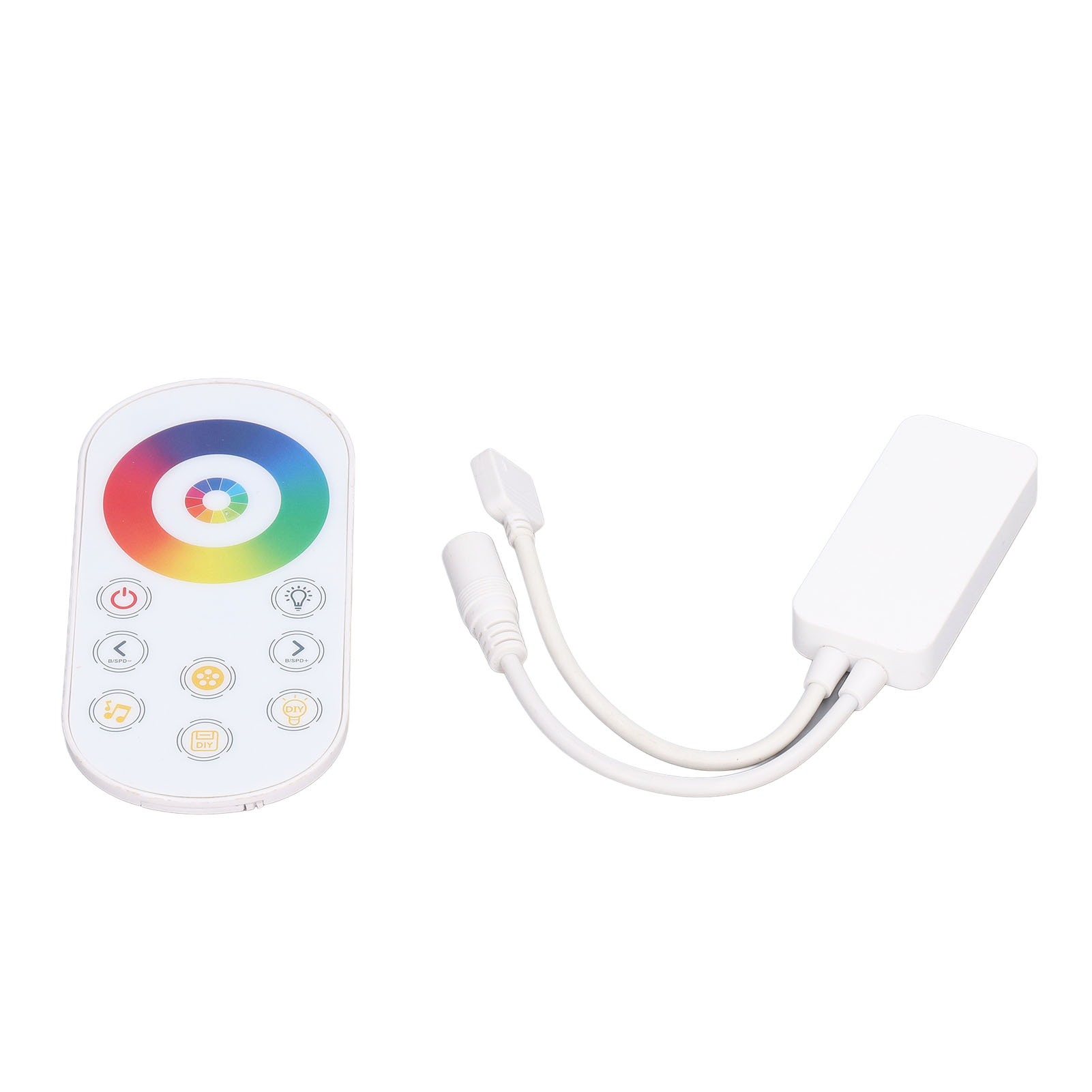Berührungsempfindlicher, Drahtloser Rgb-led-controller Mit Funksteuerung, 27 Dynamische Modi, Benutzerdefinierte Einstellungen, 5–24 V Gleichspannung
