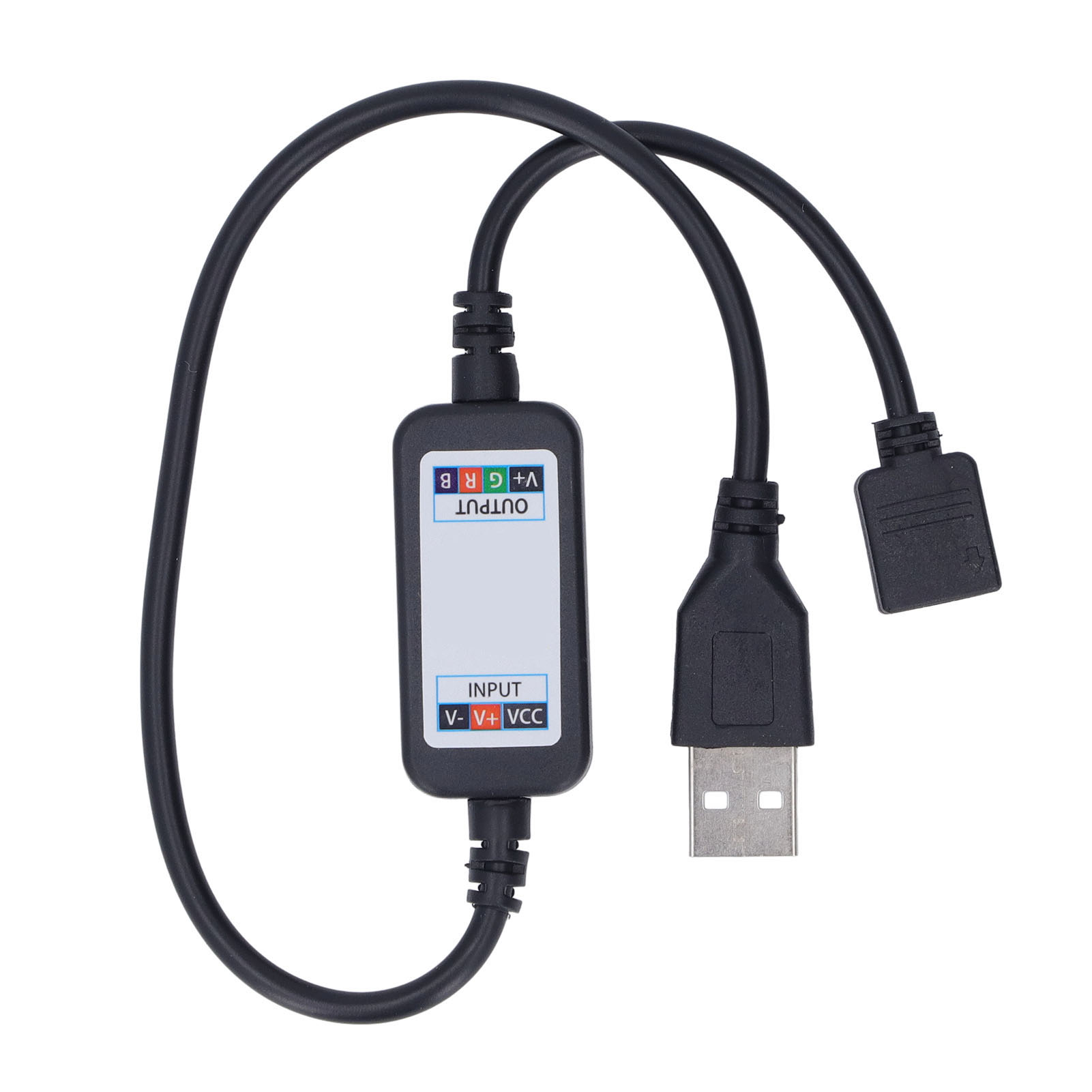 Toivize Kabelloser Bluetooth Rgb-led-controller Mit Mobiler App, Dynamischen Effekten, Kompatibel Mit 4,5–26 V Usb-streifen, Kompaktes Abs-design