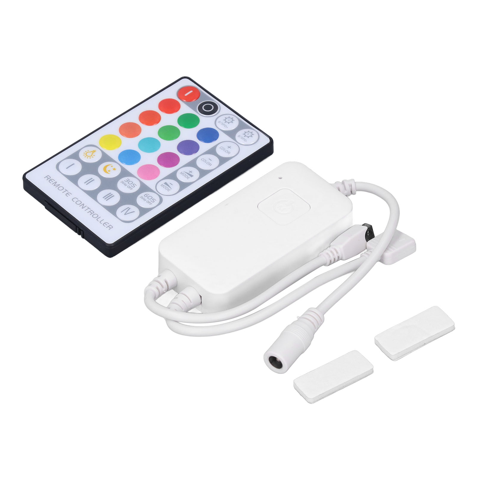 Intelligenter Wi-fi Rgb-led-controller Mit 28-tasten-ir-fernbedienung Für Lichtleisten, Kompatibel Mit Google Home, Ideal Für Bars Und Ktvs