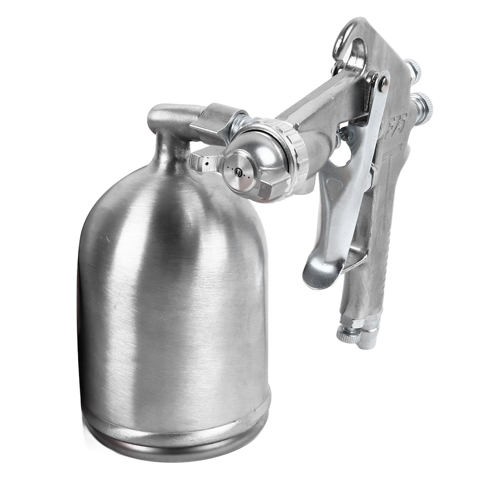 F75 Druckluft-farbpistole Aus Hochzerstäubender Aluminiumlegierung Für Autos Und Möbel