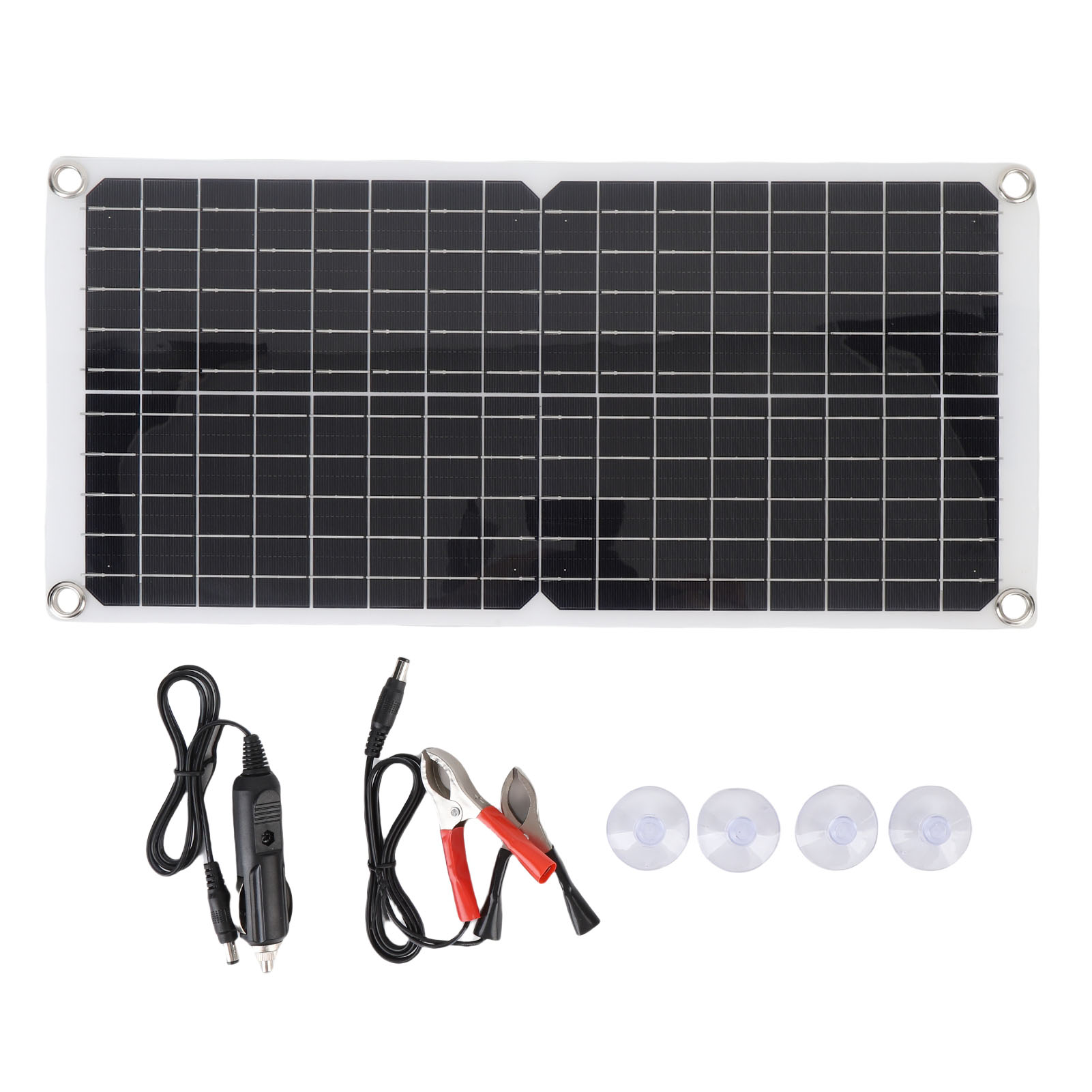 17w 18v Monokristallines, Flexibles Solarpanel Mit Usb-anschluss Für Camping, Auto Und Boot