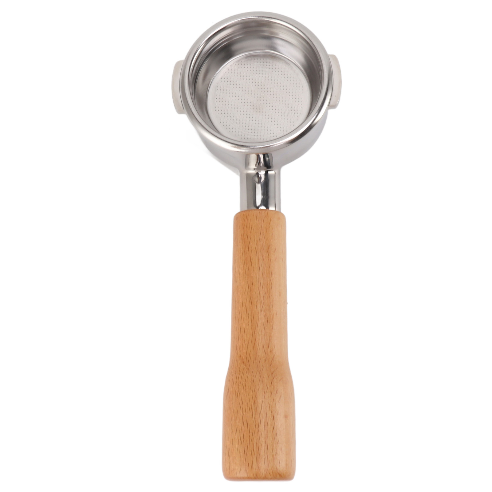 Bodenloser Filterhalter, Kompatibel Mit Breville 9er Serie, Edelstahl, Buchenholzgriff, 58 Mm