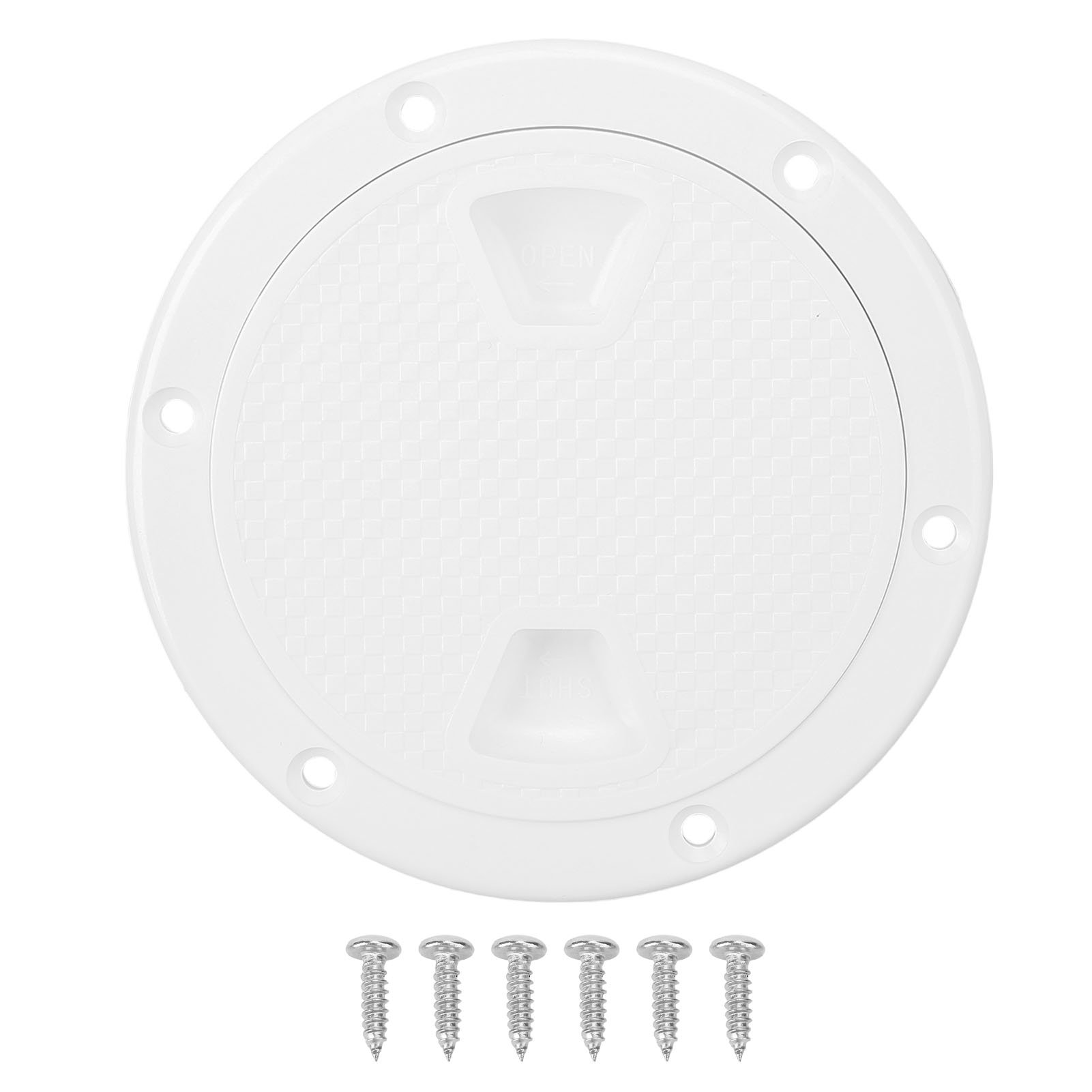 Inspektionsabdeckung – [marke] – 10 Cm, Weißes Abs – Rutschfest, Abnehmbar, Für Boote Und Yachten, 7-teiliges Set, Robust