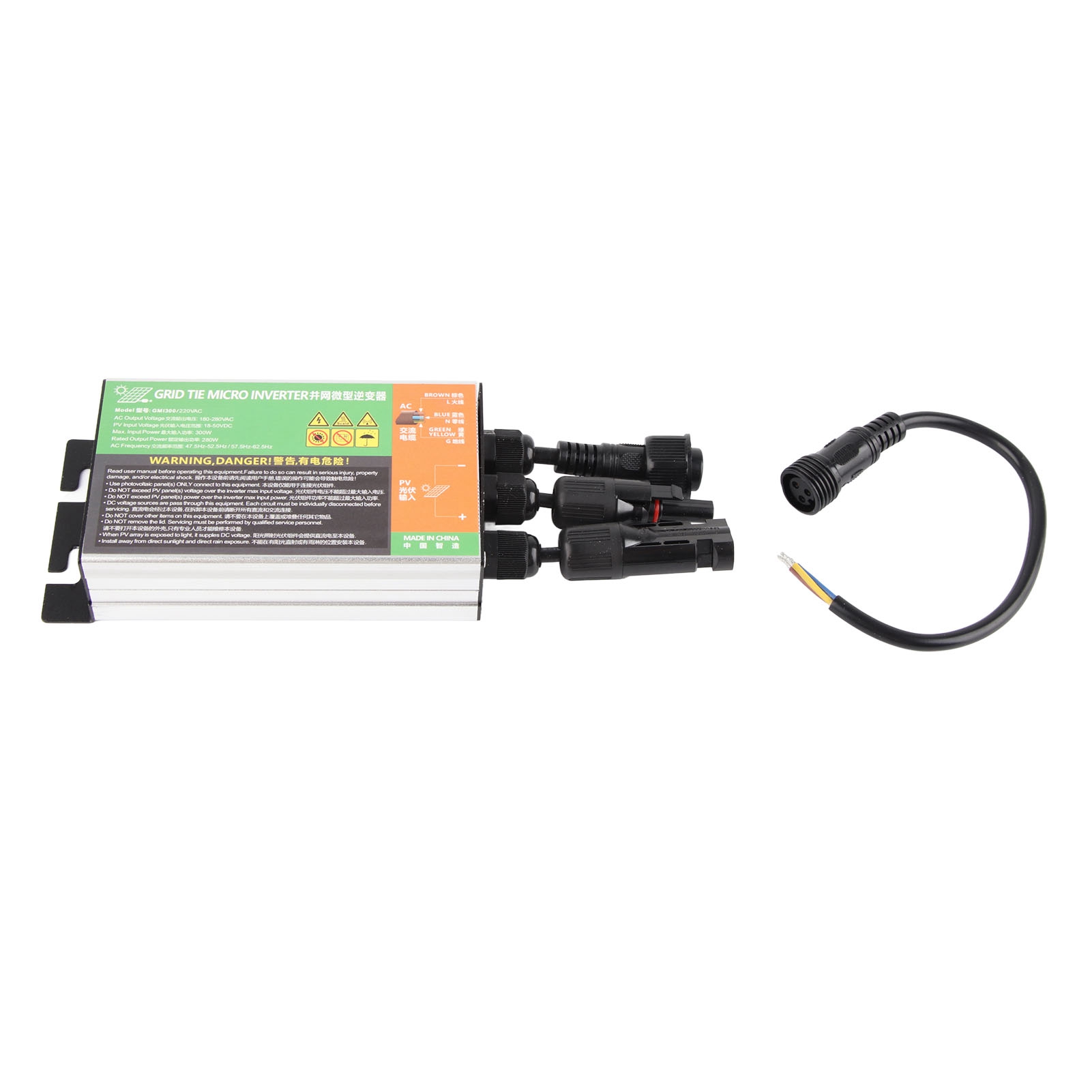 Gmi 300w Reiner Sinuswellen-anti-inselbildungs-photovoltaik-mikrowechselrichter 220v Für Modulare Dreiphasennetze