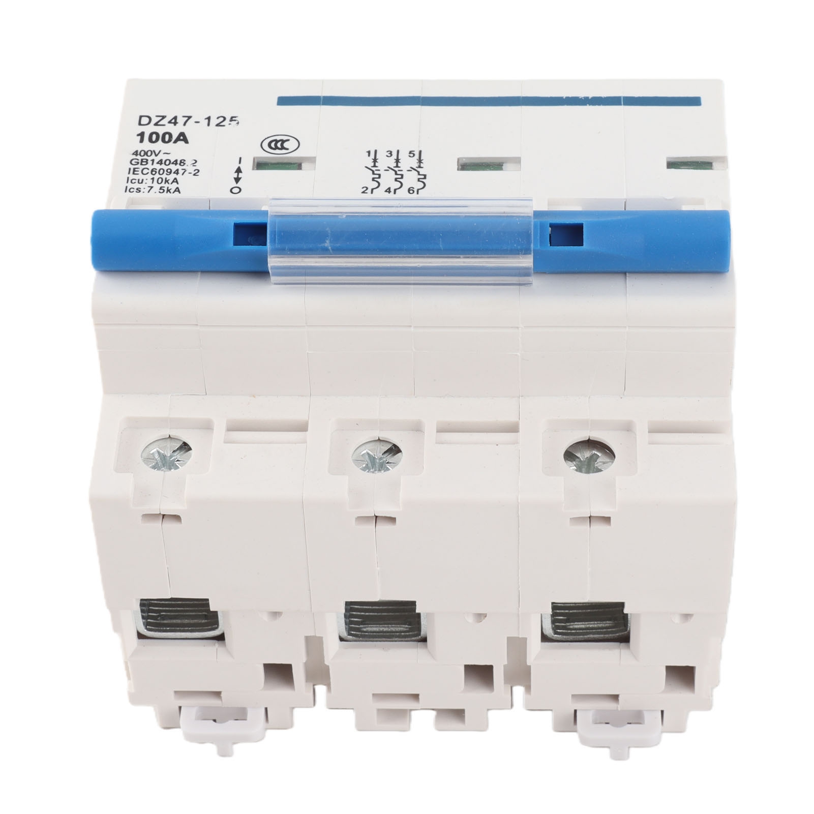 Toivize Nc 3p 100a 400v Leitungsschutzschalter Mit Überlast- Und Kurzschlussschutz, Din-schienenmontage, Gehäuse Aus Abs Und Kupfer, Für Den Einsatz Im Haushalt Und In Der Industrie