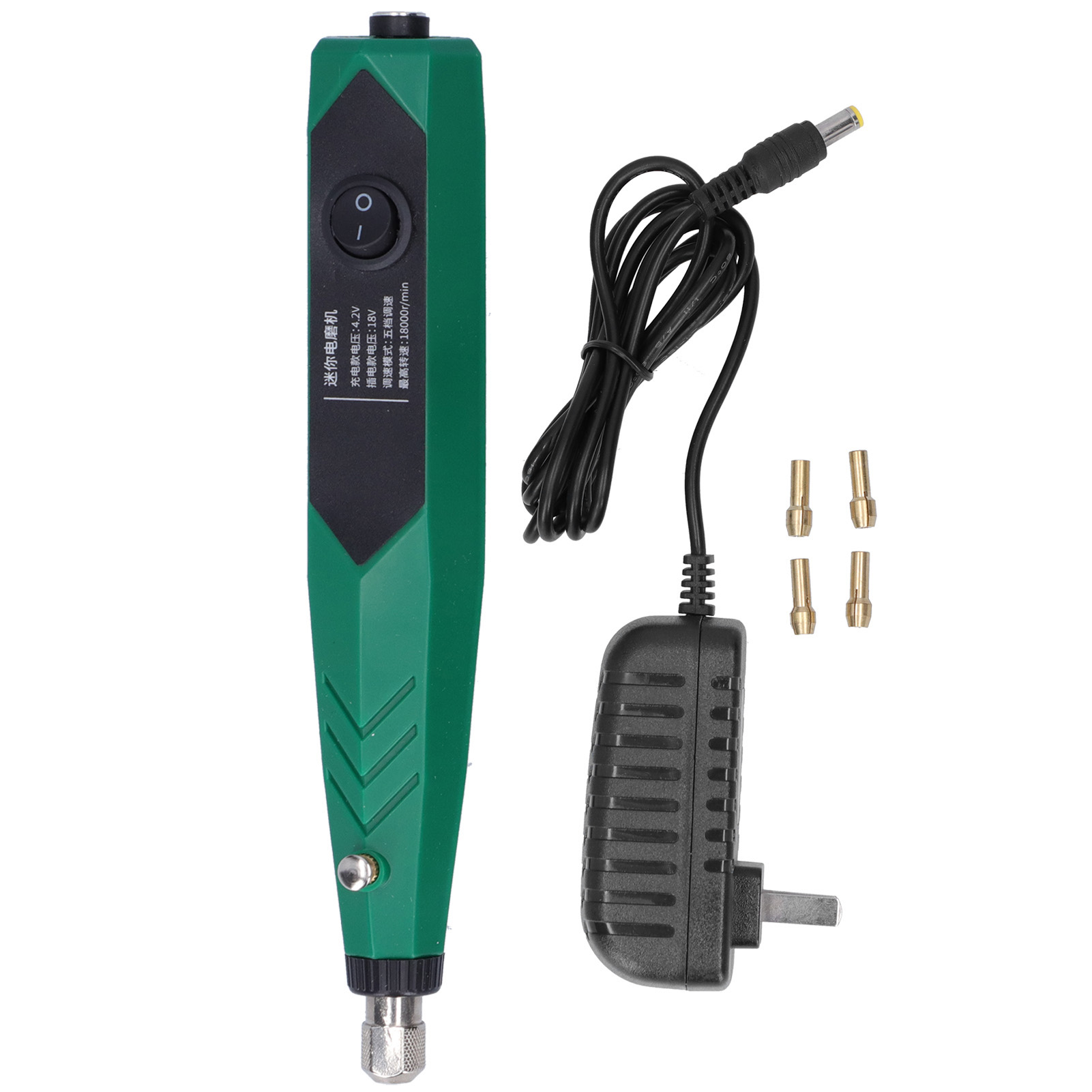 Elektrischer Gravierer Lxgd-005 Aus Grüner Aluminiumlegierung, 18000 U/min, Präzises, Tragbares Werkzeug Für Holz Und Metall