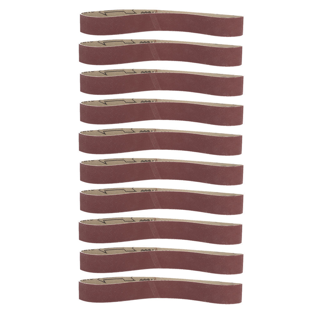 Schleifbänder 533 X 30 Mm, 10er-pack, Aluminiumoxid, Körnung 1000, Für Bandschleifer, Präzisionsbearbeitung, Metalle Und Holz