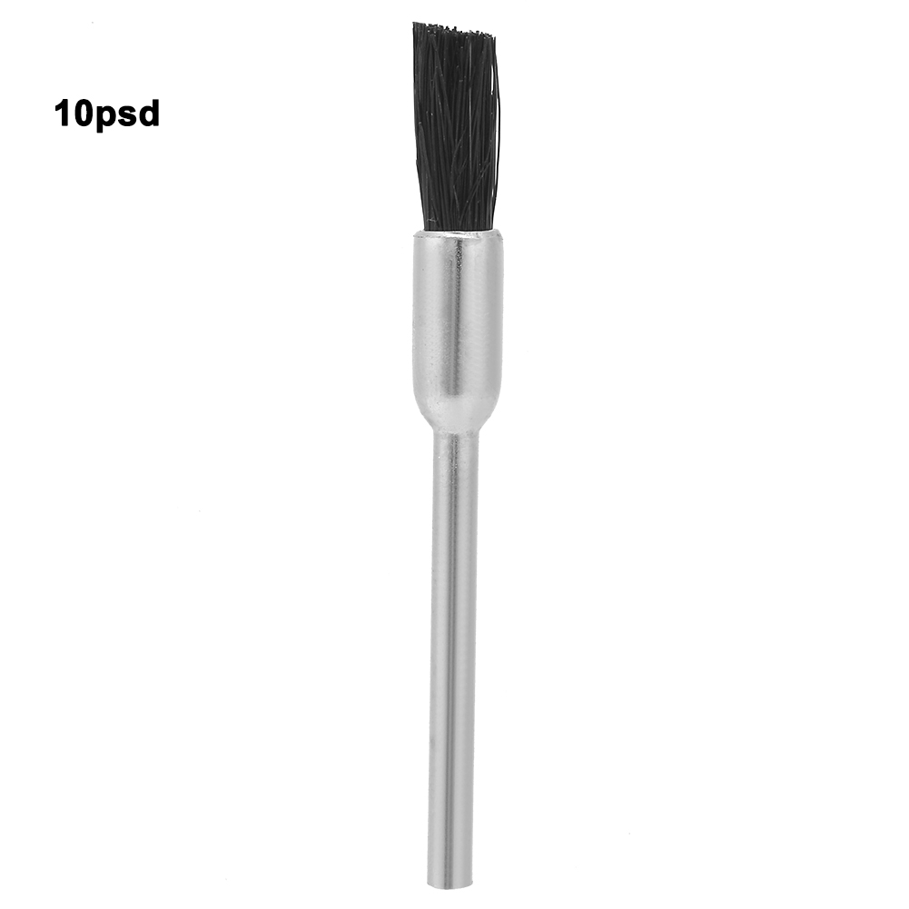 3x6mm Rotationspolierbürste, 10 Stück, Schweineborsten Oder Rosshaar, Für Schmuckherstellung Und Präzisionsfinish