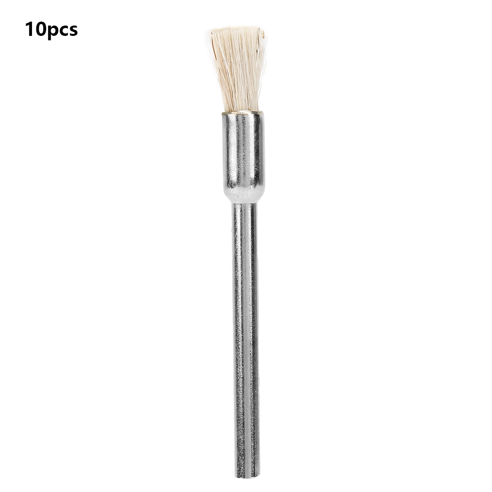 Wollpolierbürste Für Winkelschleifer, 3-mm-spitze, Abmessungen 3 X 5 Mm, 10er-packung, Präzisionsfinish
