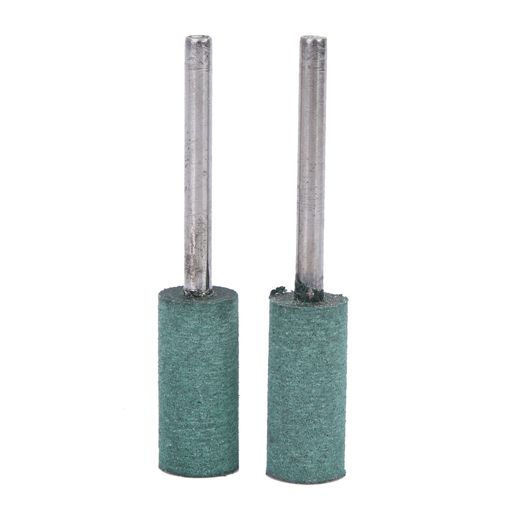 100 Grüne Gummipolierspitzen, 3 Mm Schaft, 8 Mm Durchmesser, Für Geradschleifer, Schleifmittel, Schmirgelpapier, Für Glatte Oberflächen