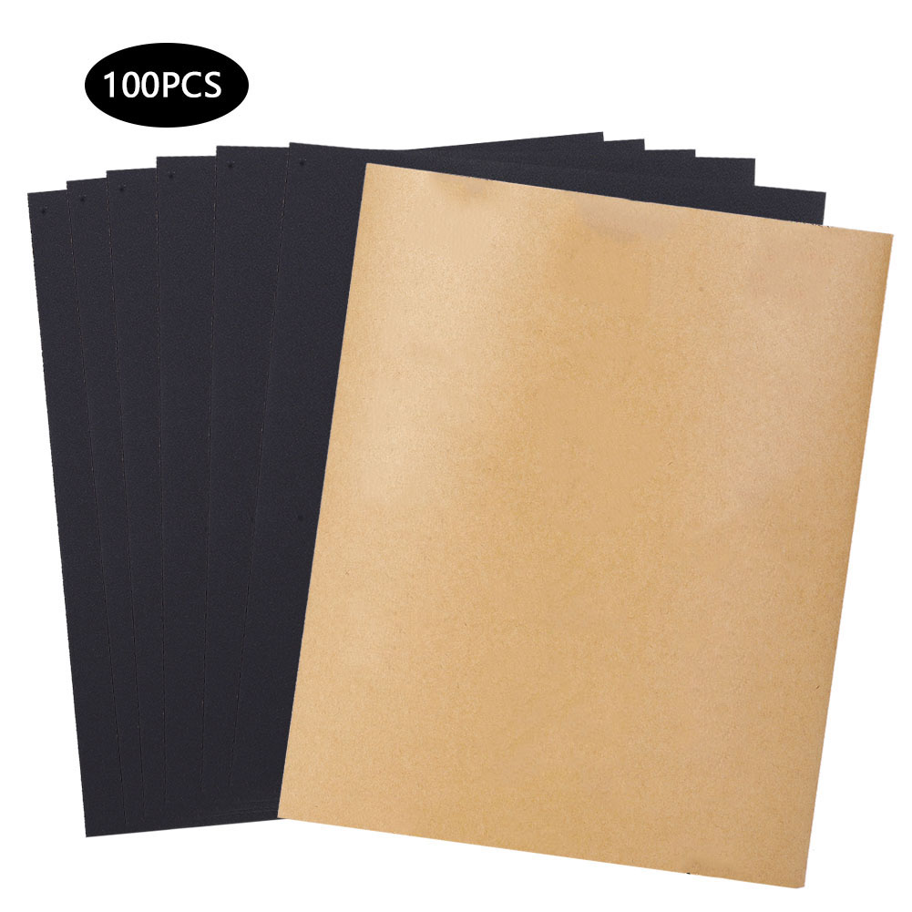 Toivize Cw 360-2c P360 Siliziumkarbid-schleifpapier, Wasserfest, Für Feinschliff Von Holz, Metall Und Karosserieteilen - Packung Mit 100 Blatt