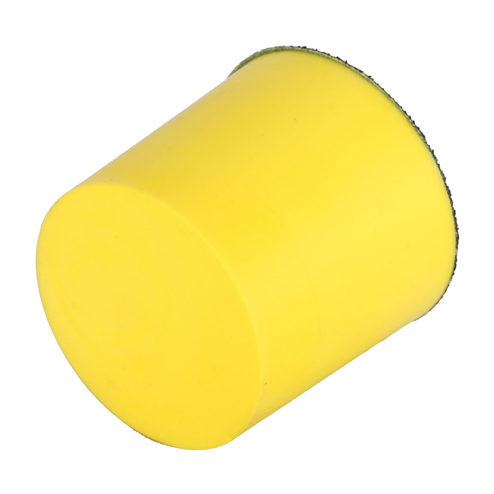 2-zoll-schleifklotz Für Manuelles Schleifen, Pu-schaum Mit Klettverschluss, Gelb, Staubdicht, Ergonomisch Für Präzises Finish Von Holz Und Autoteilen