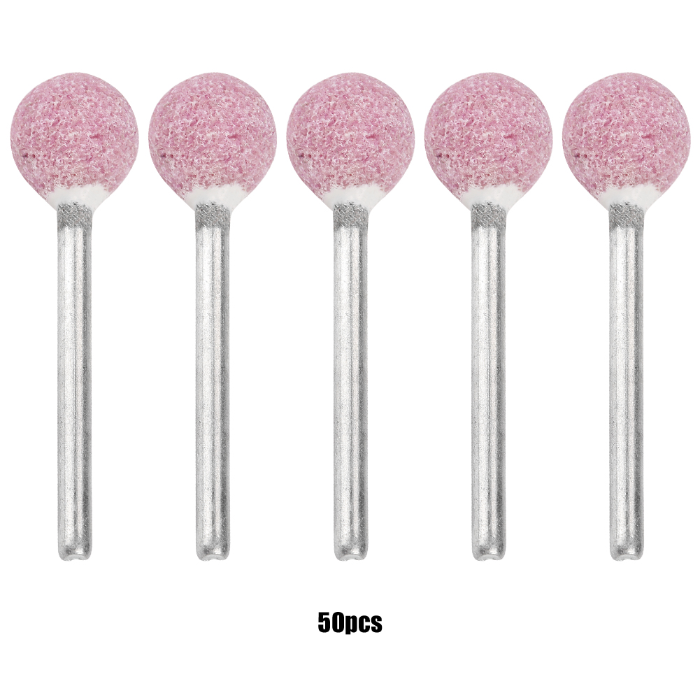 3 X 12 Mm Kugel-keramik-schleifspitzen Für Rotationswerkzeuge – 50er-pack – Präzises Und Langlebiges Polieren