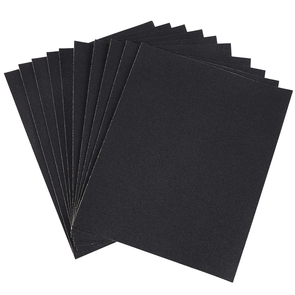 Wasserfestes Schleifpapier Nr. 120 – 10 Blatt 28x23 Cm, Schwarzes Siliziumkarbid Für Nass-/trockenschleifen