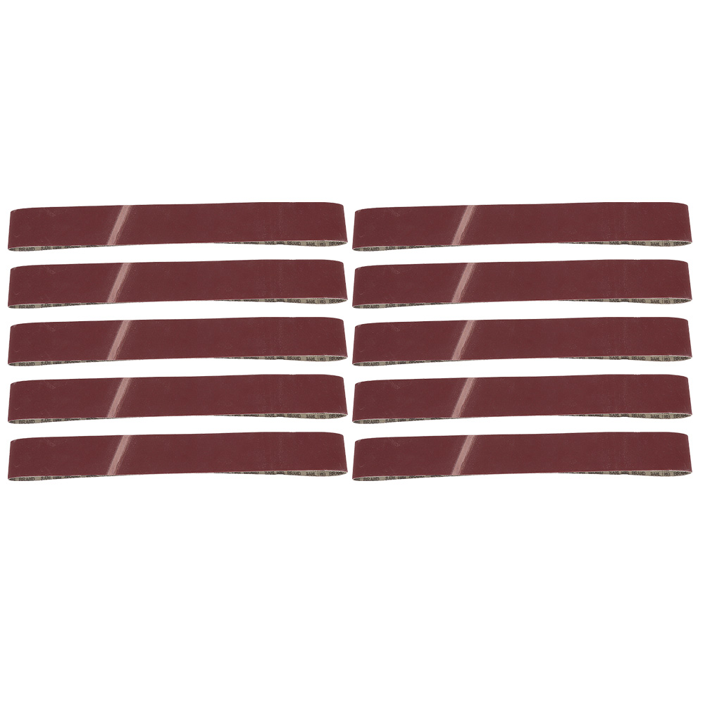 Packung Mit 10 Gxk51-b Aluminiumoxid-schleifbändern, 915 X 50 Mm, Körnung 600 Für Feines Holzschleifen