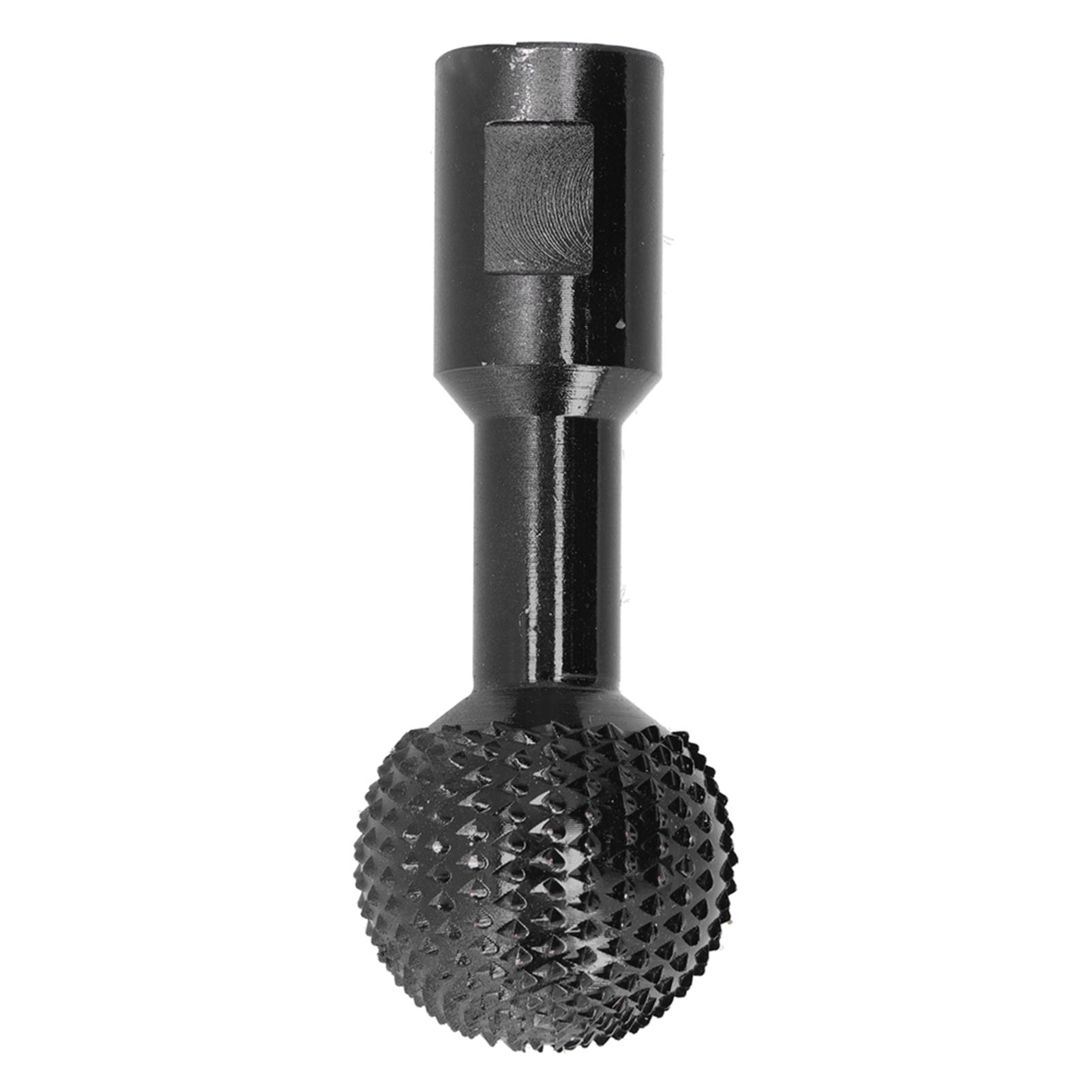 Rotationskugelfräser – Chrom-vanadium-stahl – Ø 10 Mm, Schwarz – Für Winkelschleifer 100–125 Mm – Holzbearbeitung