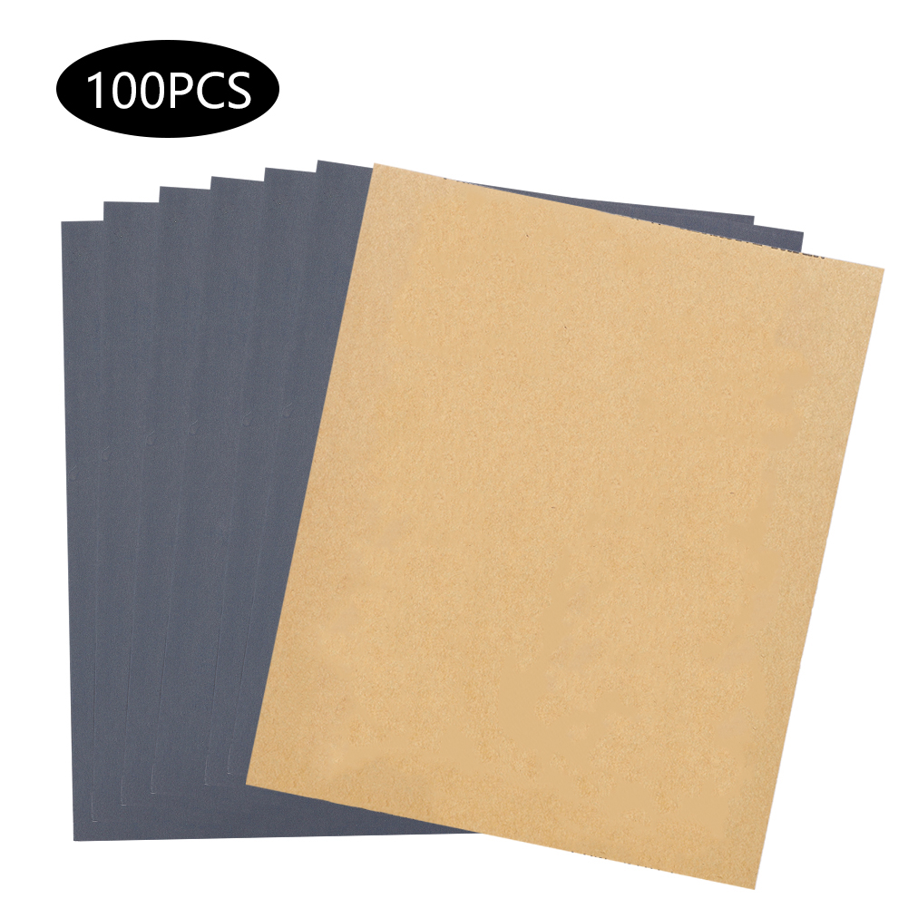 P600-schleifpapier – 100 Blatt – Siliziumkarbid Auf Braunem Kraftpapier – Nass- Und Trockenschleifen