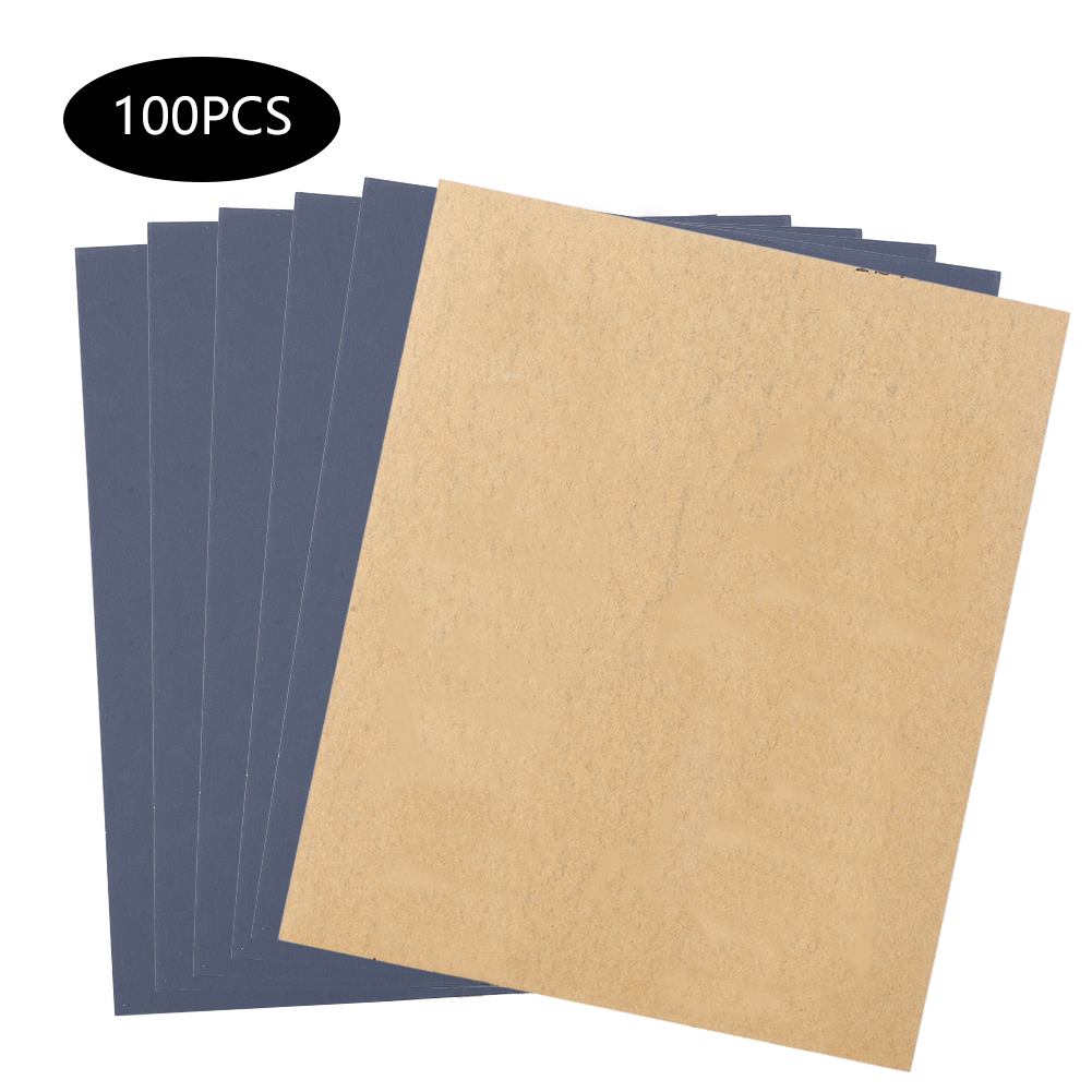 Toivize P1500 Schleifpapier, 100 Blatt, Braunes Siliciumcarbid, Feines Nass- Oder Trockenschleifen