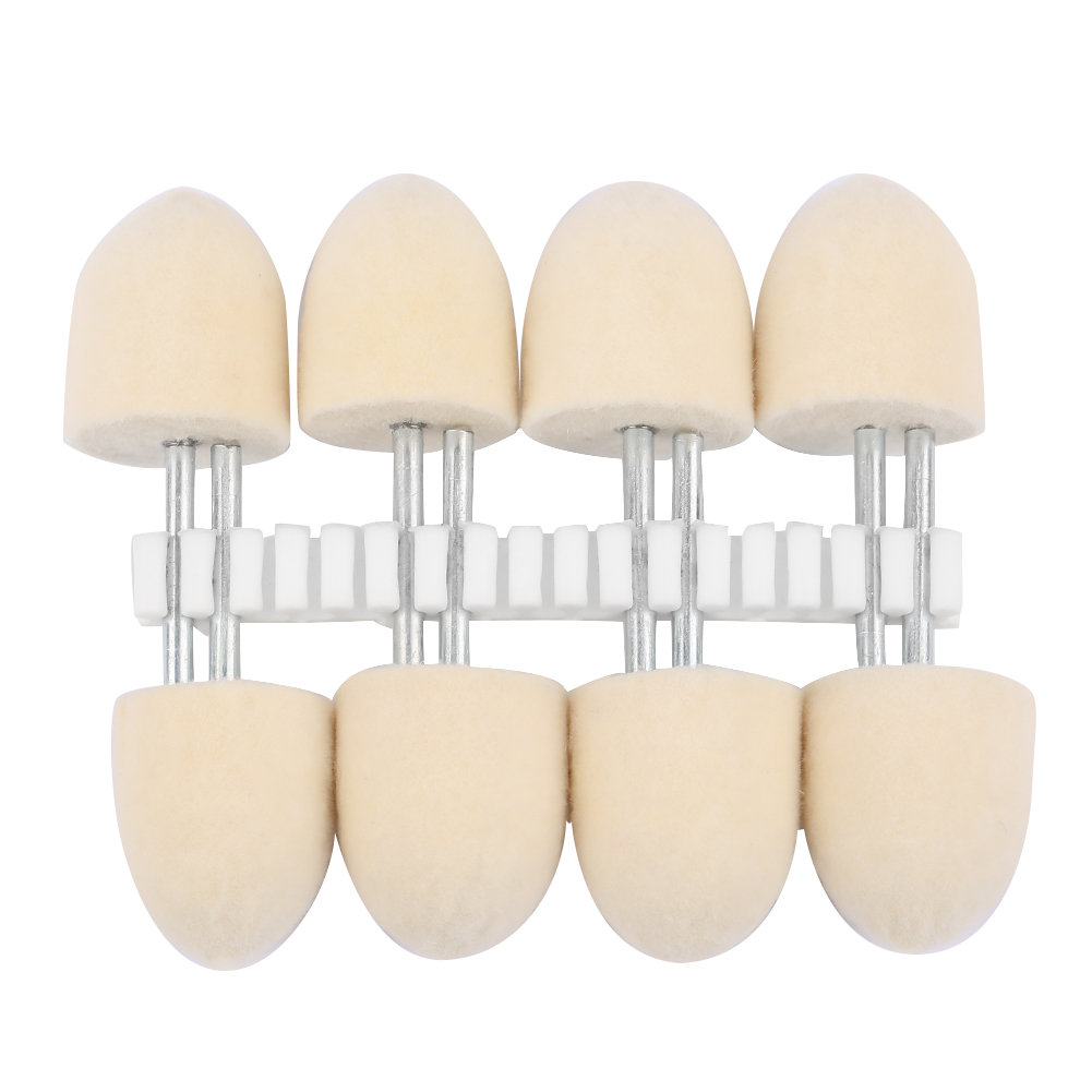 Konischer Wollpolierkopf Nr. 10 Für Rotationsschleifer, 3 Mm Schaft, 18 Mm Durchmesser, 8er-pack Filzspitzen