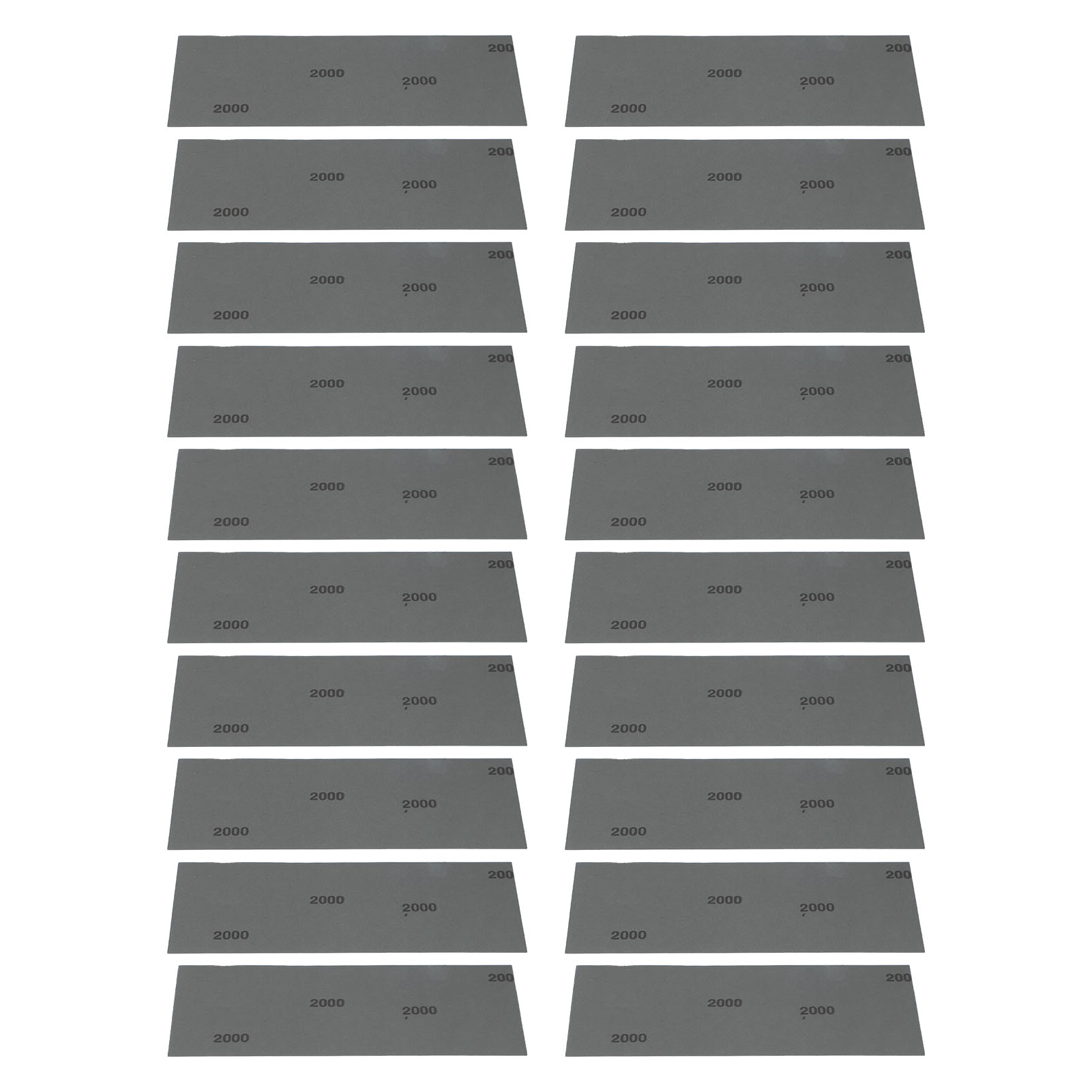 Packung Mit 15 Toivize Schleifpapieren, Körnung 2000–10000, Siliziumkarbid, Für Autopolitur Und Heimwerkerprojekte, 23 X 9 Cm