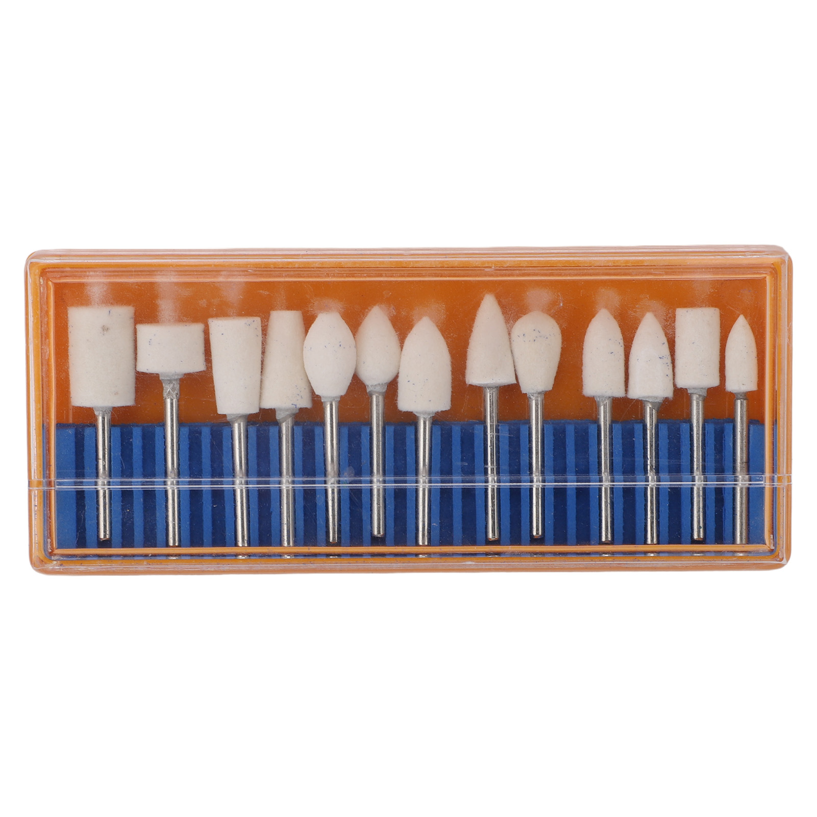 13-teiliges Polierkopf-set Mit 3-mm-wolle – Präzisions-rotationsspitzen Für Schmuck, Glas Und Keramik – Professionelles Hochglanz-finish