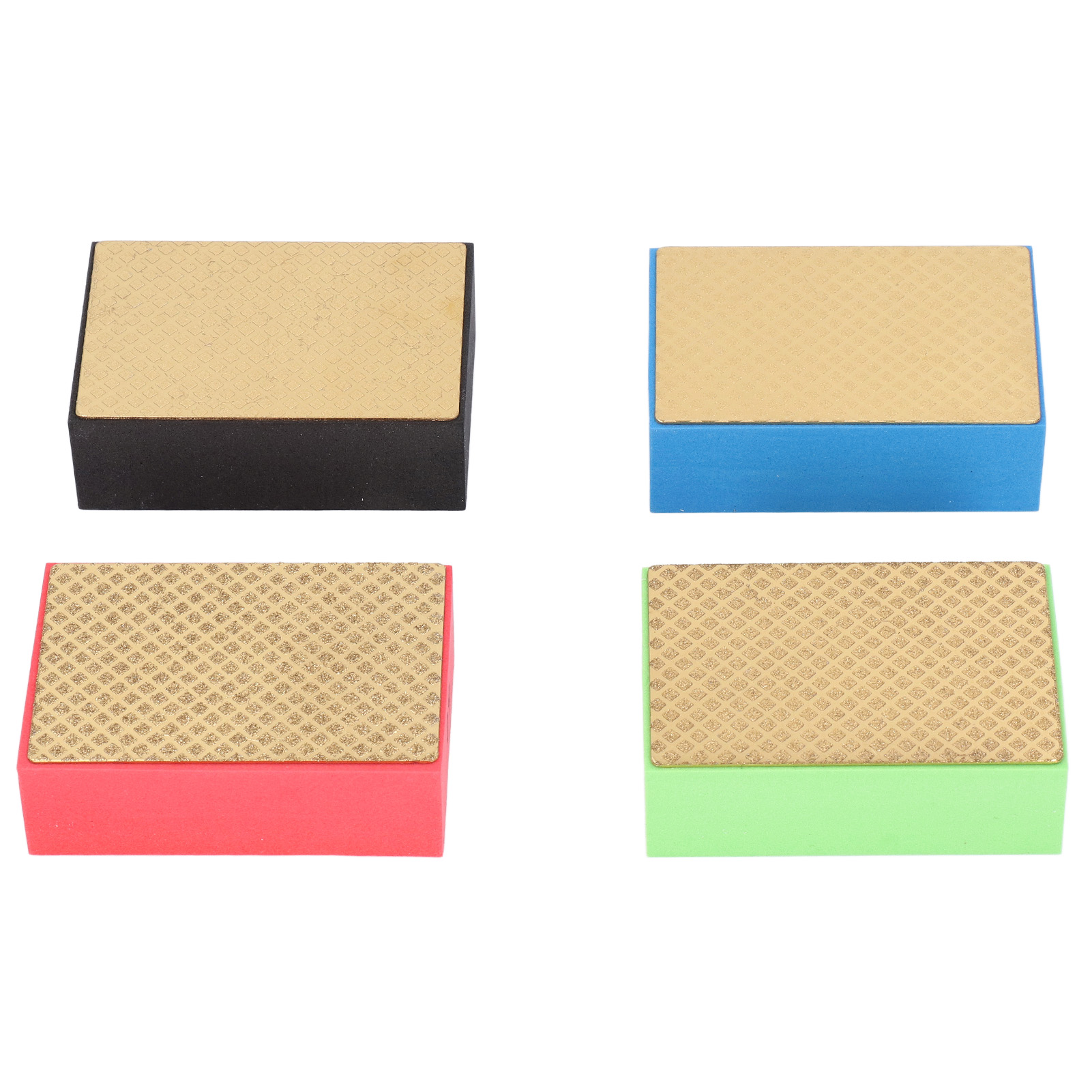Set Mit 4 Manuellen Diamantpolierpads – Körnung 60/100/200/400 – Weichschaum Zum Polieren Von Fliesen, Stein Und Glas