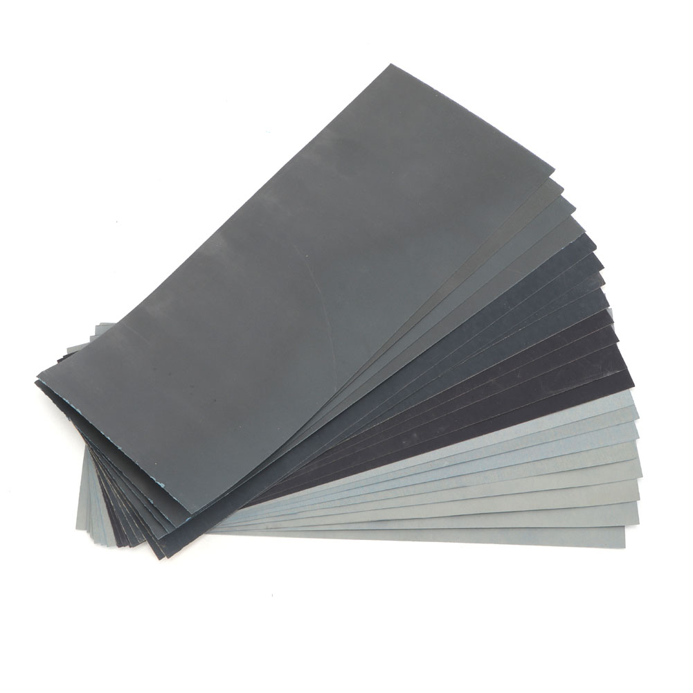 Toivize Nass-/trockenschleifpapier 22,9 X 9,3 Cm, Packung Mit 20 Blatt, Körnung 1000 Bis 7000, Für Feinschleifen Und Professionelles Polieren