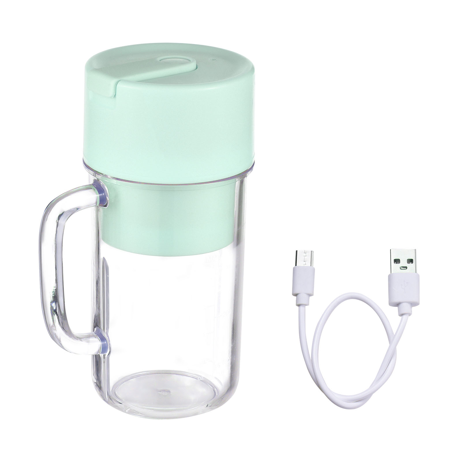 Tragbarer Smoothie-mixer, 340 Ml, 6 Edelstahlklingen, Usb-c-ladeanschluss, Ip67 Wasserdicht, Kompakt Für Reisen, Büro Und Sport