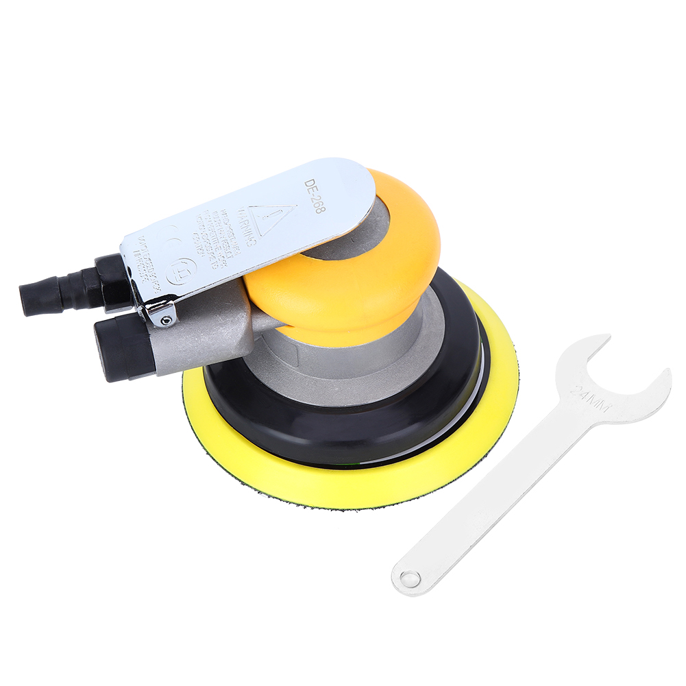 5-zoll-druckluftschleifer, Leichtes Aluminium, Vibrationsarm, 125 Mm, 10000 U/min Für Präzises Polieren Von Automobilen
