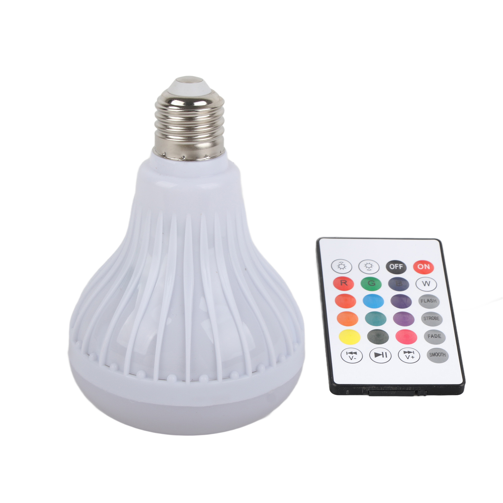 E26 Bluetooth 12w Rgbw Led-lampe Mit Integriertem Lautsprecher Und Fernbedienung, Dynamische Beleuchtung Für Eine Immersive Atmosphäre