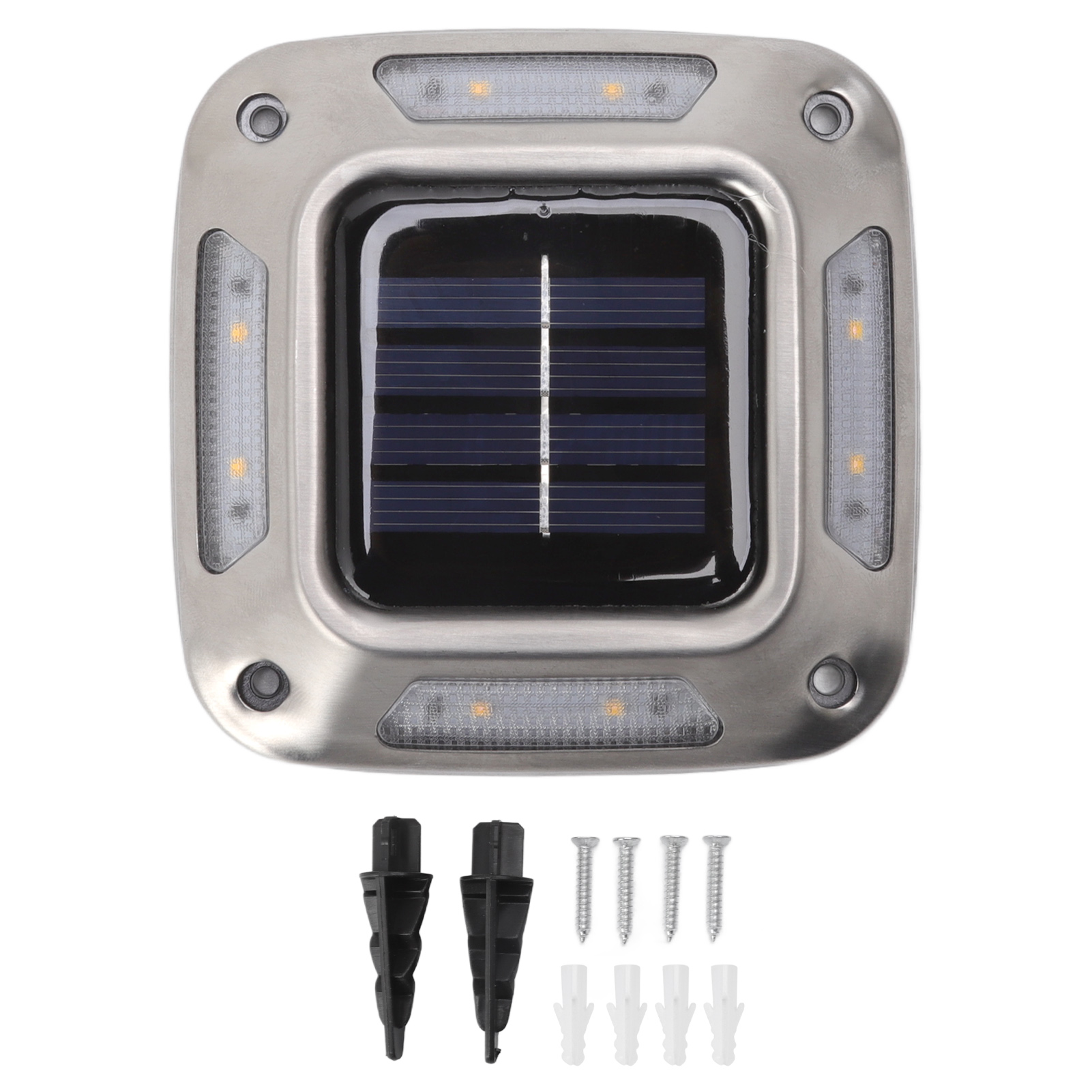 Toivize 8 Led Solar-einbaustrahler, Edelstahl, Ip65 Wasserdicht, Warmes Licht Für Garten, Einfahrt Und Terrasse