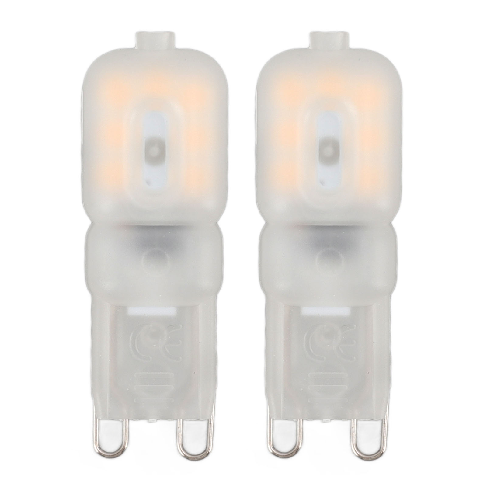 2er-pack Toivize G9 3w Dimmbare Led-lampen, Warmweißes Aluminium, 270 Lm, Für Pendel- Und Wandleuchten, Energiesparend