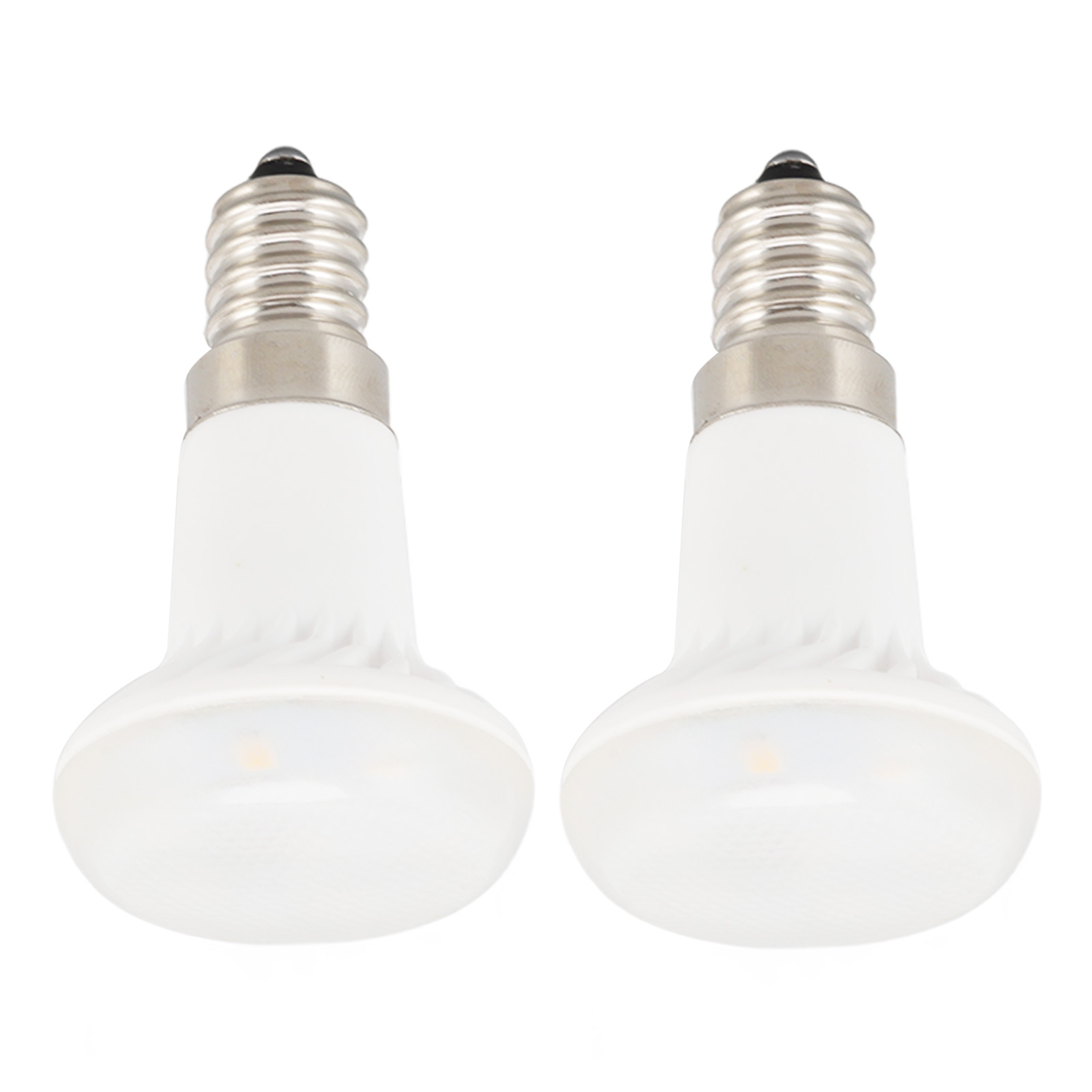 2er-pack E14 3w 220v Led-lampen, Warmweißes Licht (2700k), Polycarbonat, Energiesparend, Für Den Innenbereich, Kompaktes Design
