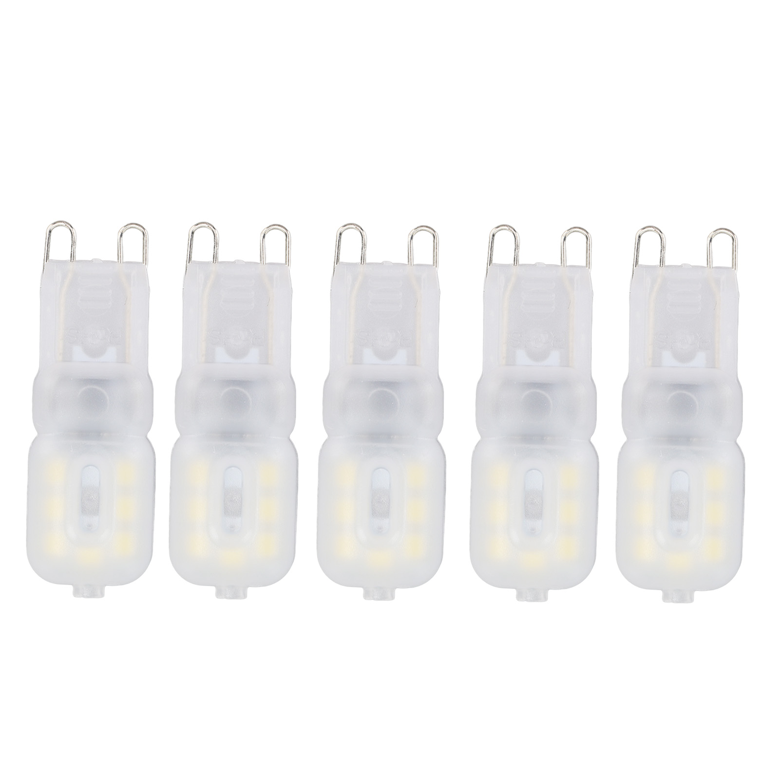Toivize G9 3w Led-lampe, Kaltweiß 6000k, 14 Leds, Zweistift-sockel Aus Polycarbonat, Kompakt, Flimmerfrei, 5er-pack Für Moderne Beleuchtung