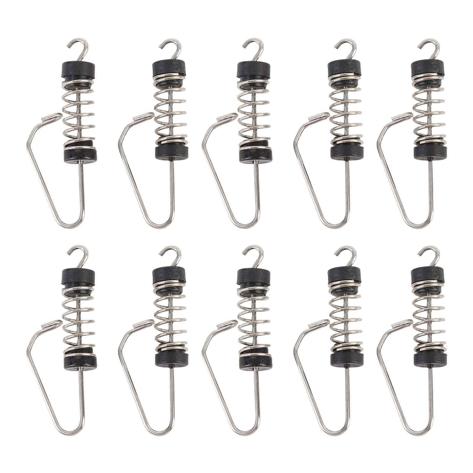 Marine-flaggenclips – Standard – Edelstahl 316 – 10er-pack Robuste, Korrosionsbeständige Clips Für Bootswanten, Antennen Und Masten