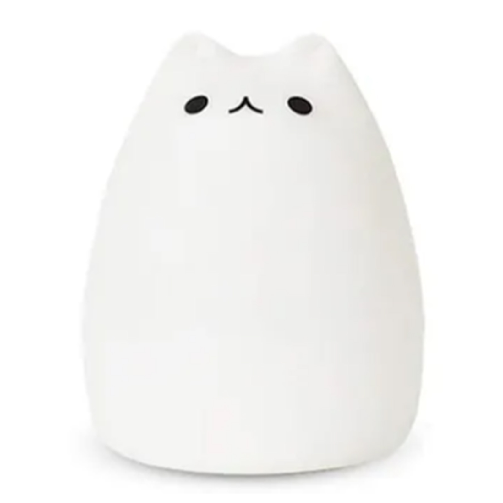 Led-katzen-nachtlicht, Silikon, Wiederaufladbar, Usb-touch-steuerung, 7 Farben, Weich, Kompakt, Niedliches Design, Ideal Für Die Kinderzimmerdekoration