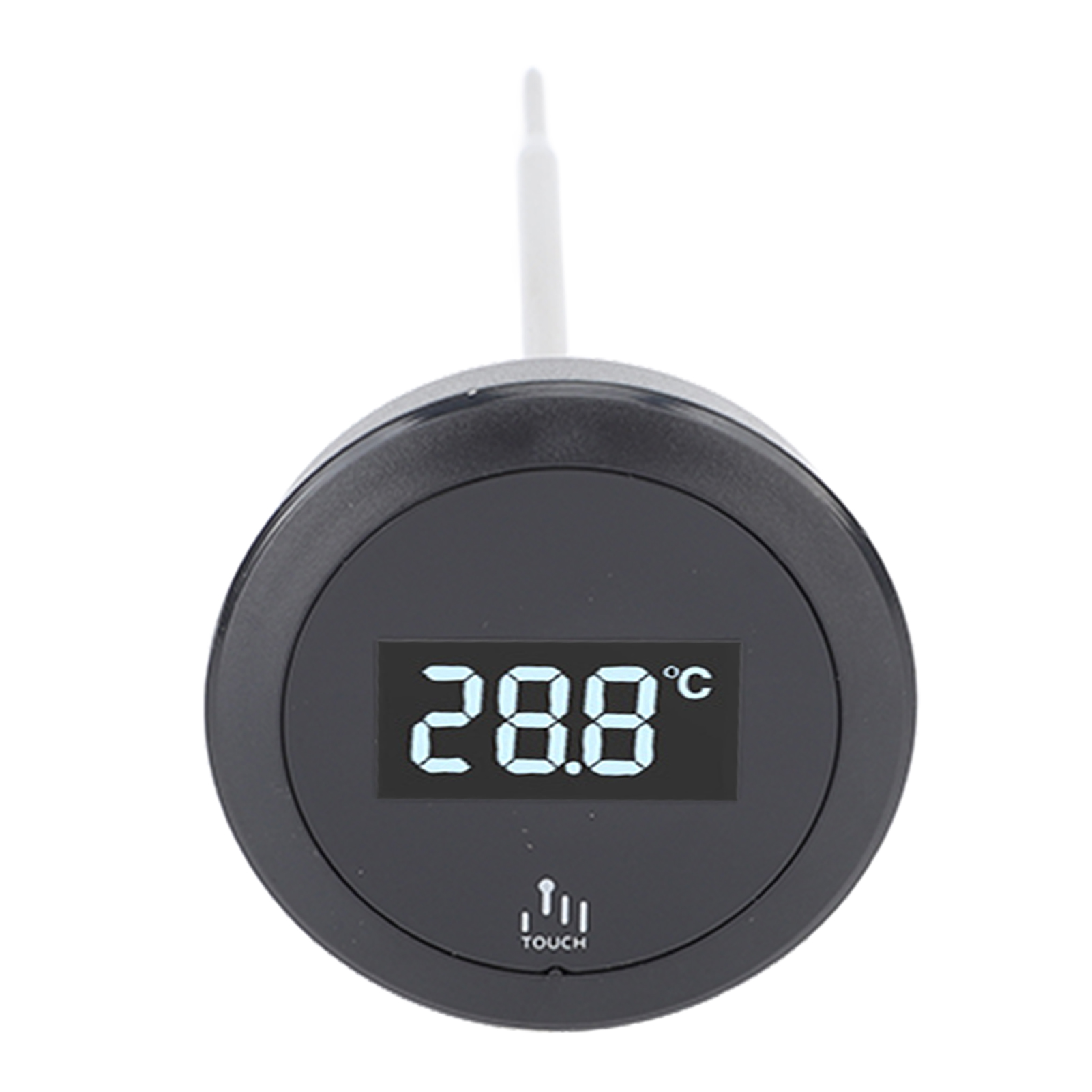 Toivize Ip65 Wasserdichtes Digitales Küchenthermometer Mit Edelstahlsonde Und Hintergrundbeleuchtetem Lcd-display Für Die Präzise Dosierung Von Kaffee, Milch Und Tee