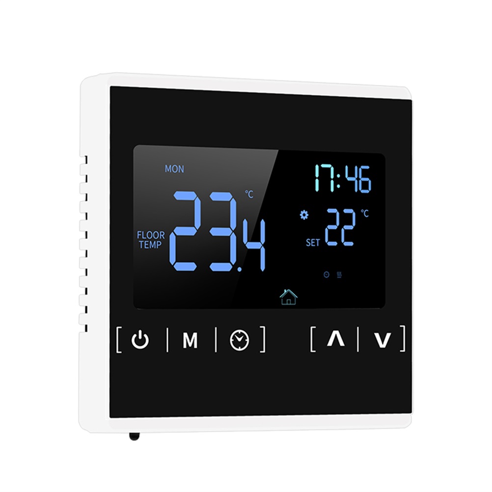 Programmierbarer Thermostat Toivize Für Fußbodenheizung, Intelligenter Touchscreen, 5+2-tage-timer, Mit 3 M Außensonde