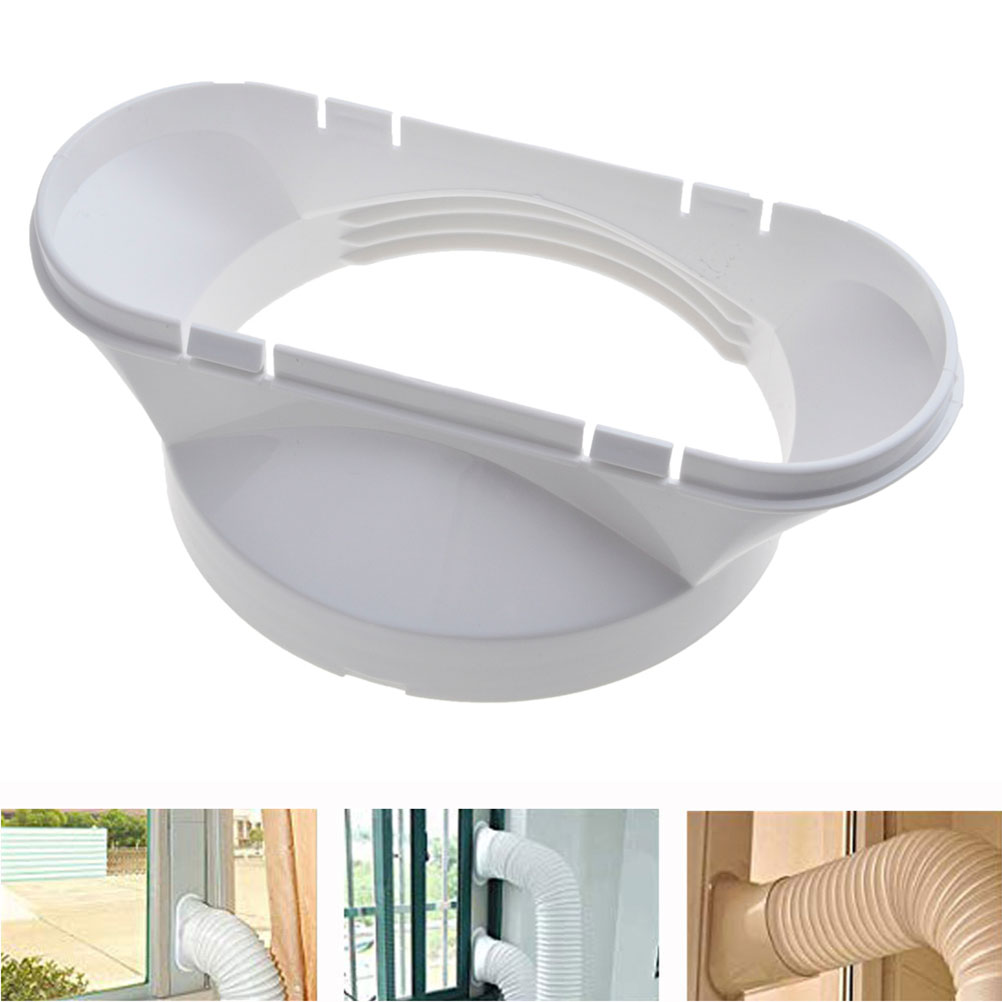 Yue Xing Hui Tragbarer Klimaanlagen-abluftanschluss, 13 Cm Schlauchadapter, Robuster Weißer Kunststoff, 19 Cm