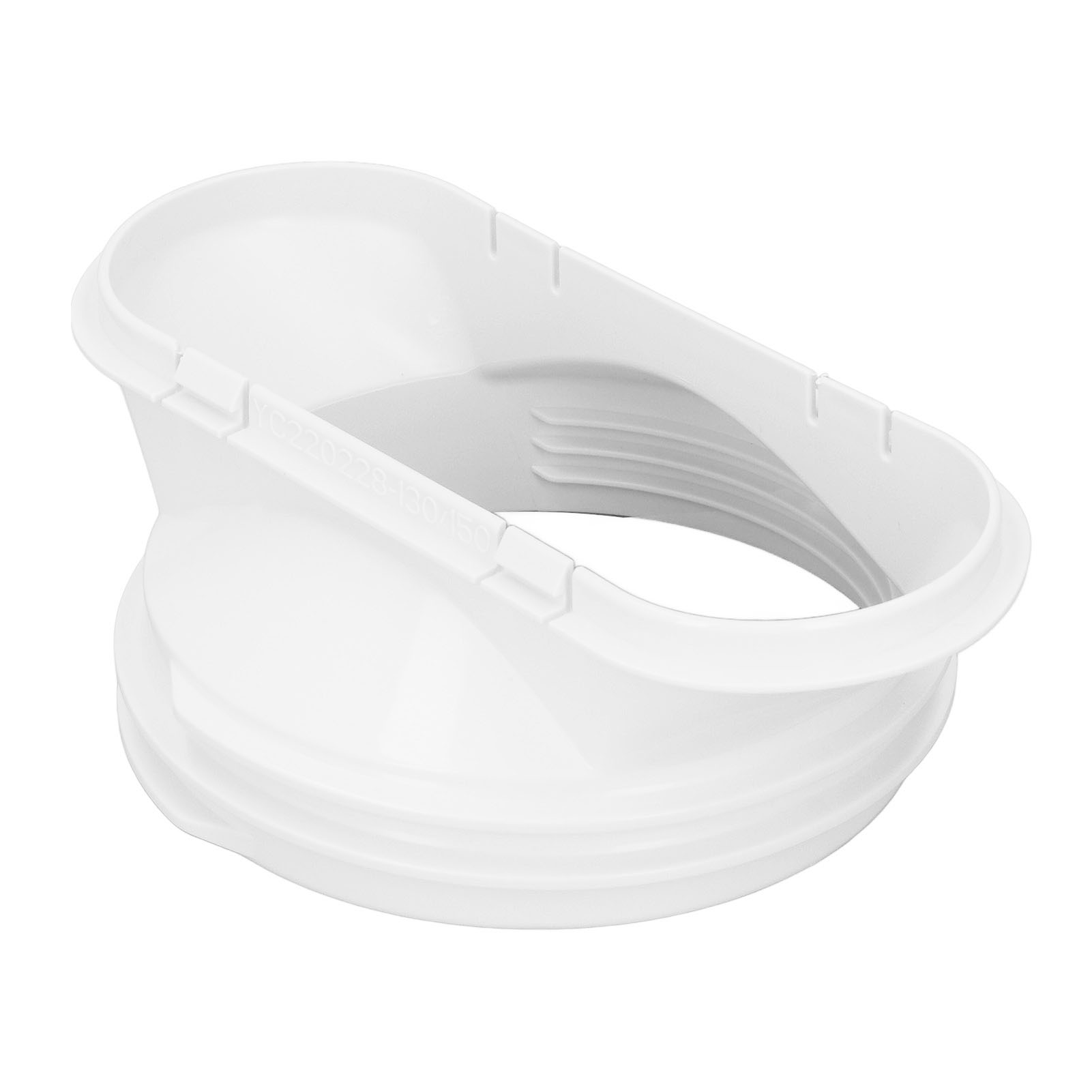 Toivize Fensteradapter Für Tragbare Klimaanlagen, Universeller Flacher Abs-abluftanschluss 130/150 Mm, Kein Bohren Erforderlich, Schnelle Installation