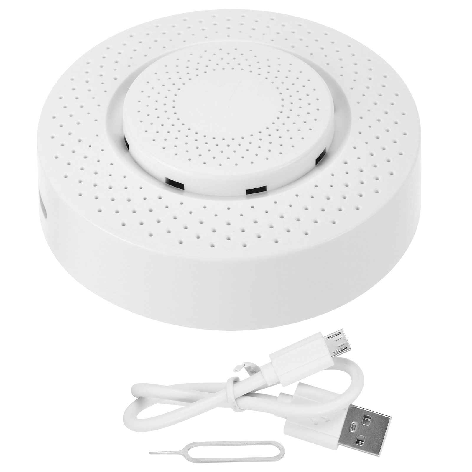Rsh-air Box01 Intelligenter Wlan-luftqualitätsdetektor Für Formaldehyd, Co2, Voc, Temperatur, Luftfeuchtigkeit, Kompaktes Pvc (9x3,5cm)